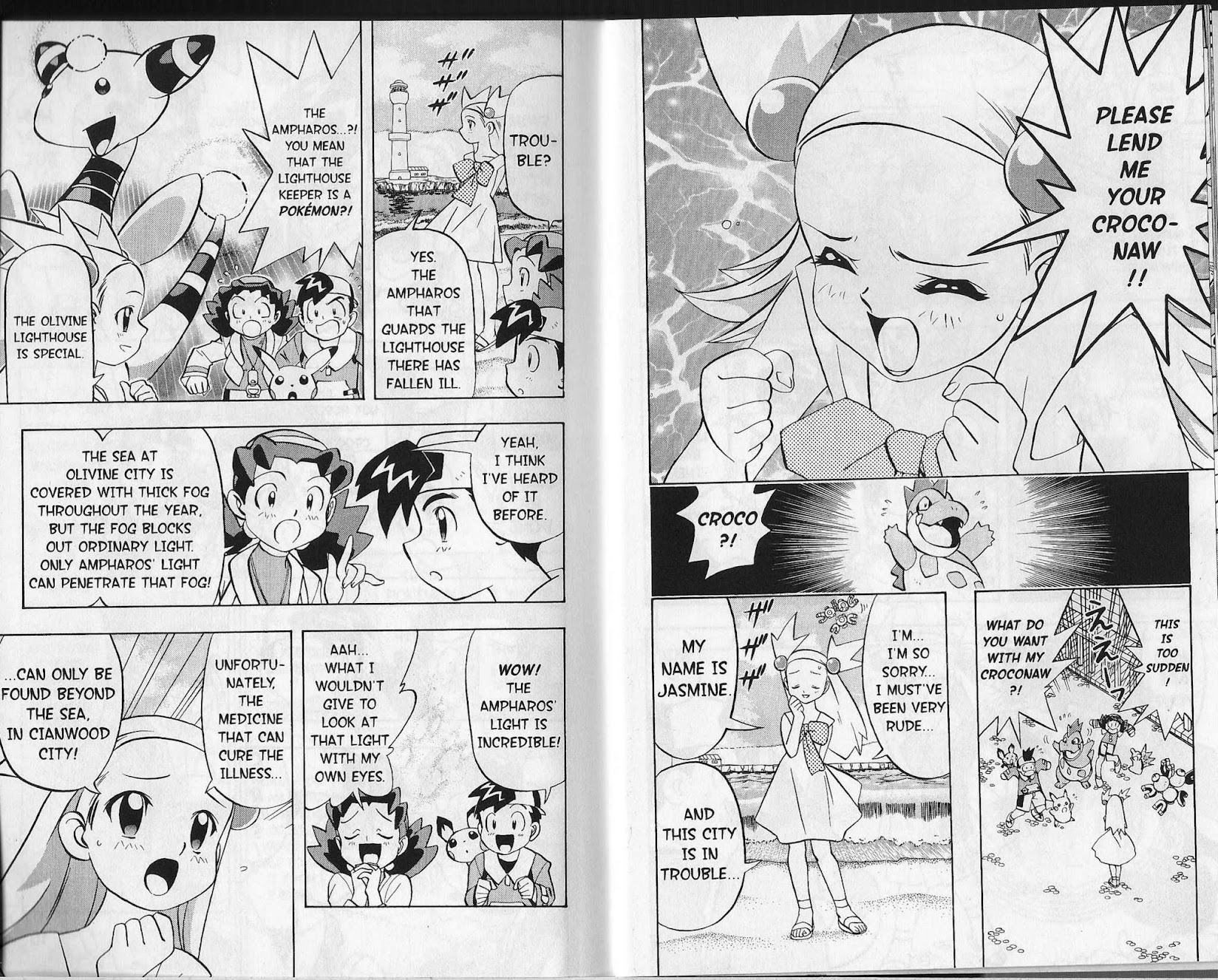 Pocket Monster Kin Gin: Golden Boys Chapter 17 page 4 - Chapter 17: A Spectacular Battle to save Ampharos!!
