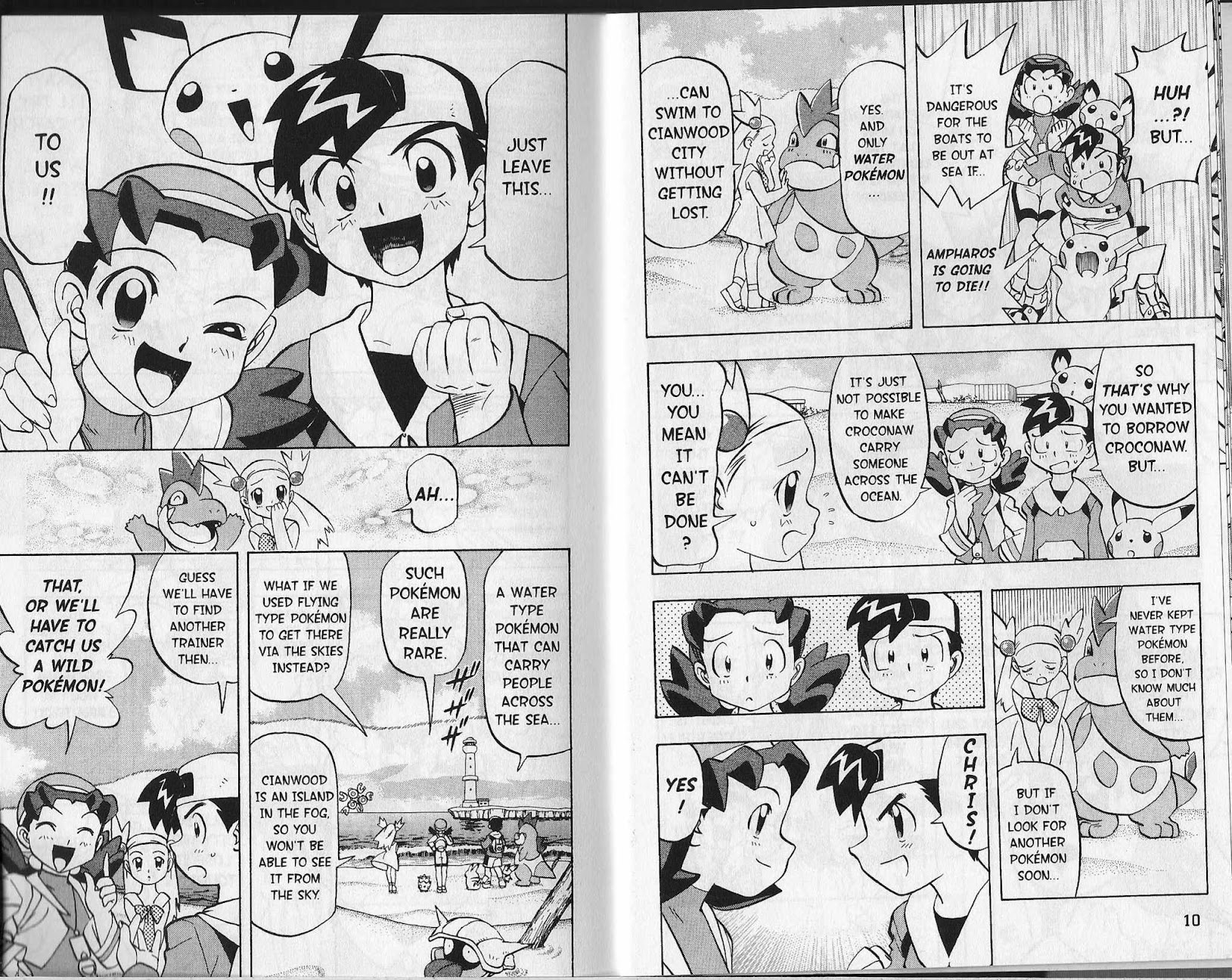 Pocket Monster Kin Gin: Golden Boys Chapter 17 page 5 - Chapter 17: A Spectacular Battle to save Ampharos!!