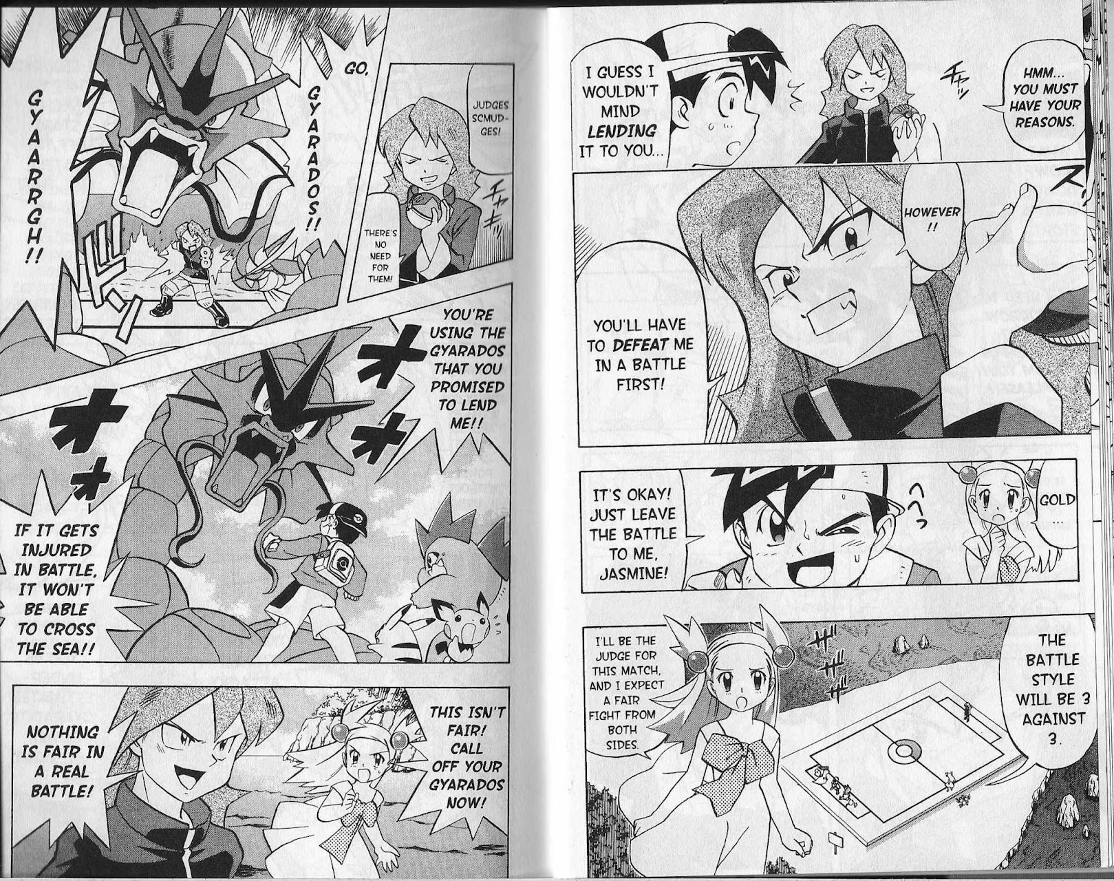 Pocket Monster Kin Gin: Golden Boys Chapter 17 page 9 - Chapter 17: A Spectacular Battle to save Ampharos!!