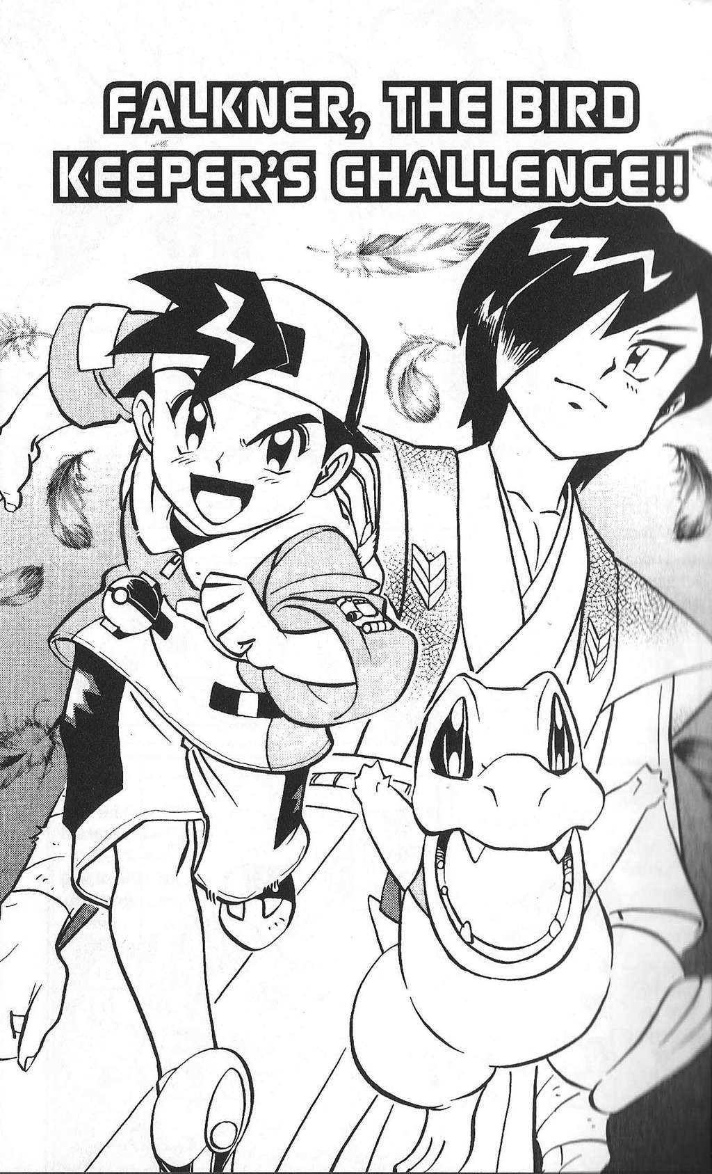 Pocket Monster Kin Gin: Golden Boys Chapter 2 page 1 - Chapter 2: Falker, the Bird Keeper's Challenge!!