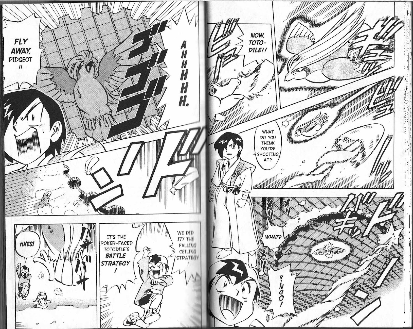 Pocket Monster Kin Gin: Golden Boys Chapter 2 page 10 - Chapter 2: Falker, the Bird Keeper's Challenge!!