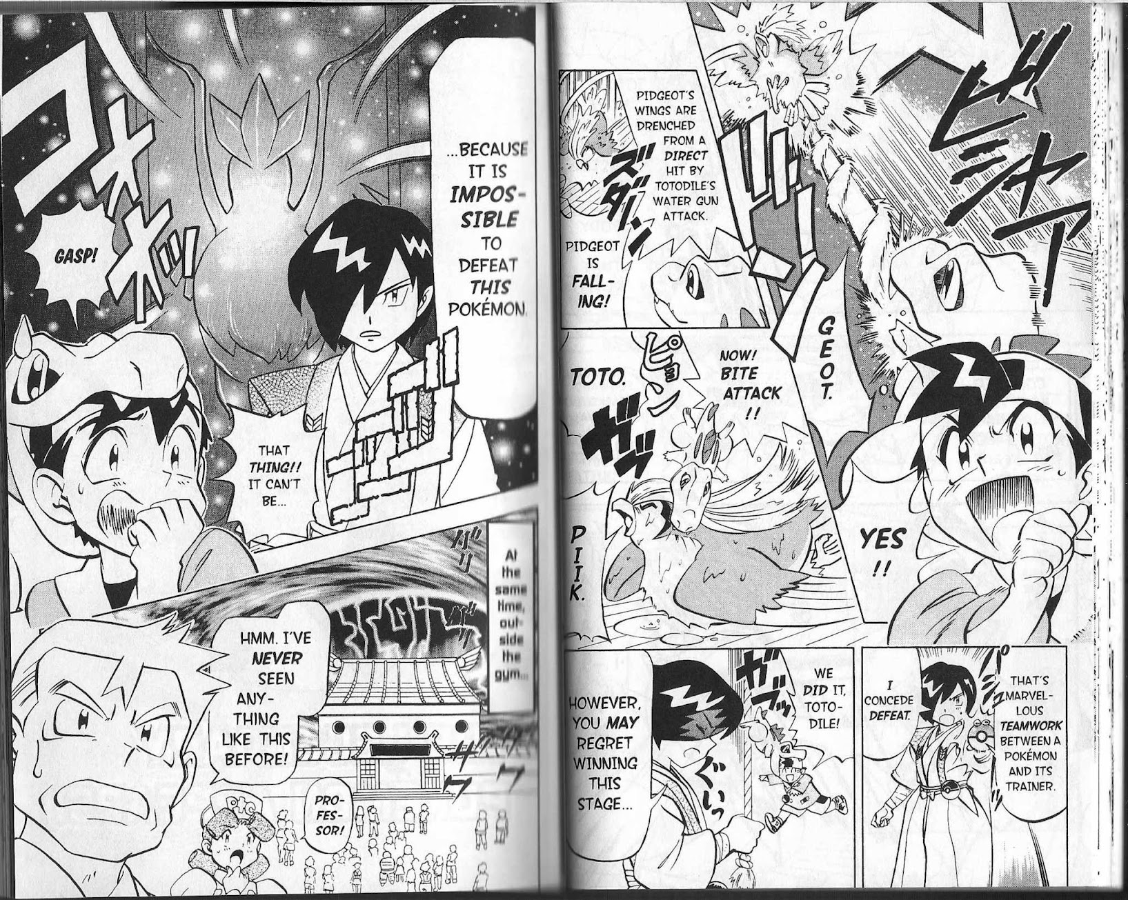 Pocket Monster Kin Gin: Golden Boys Chapter 2 page 12 - Chapter 2: Falker, the Bird Keeper's Challenge!!