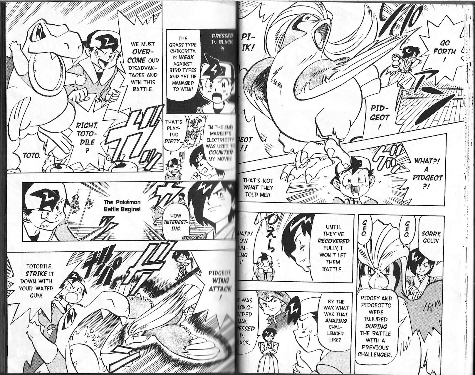 Pocket Monster Kin Gin: Golden Boys Chapter 2 page 7 - Chapter 2: Falker, the Bird Keeper's Challenge!!