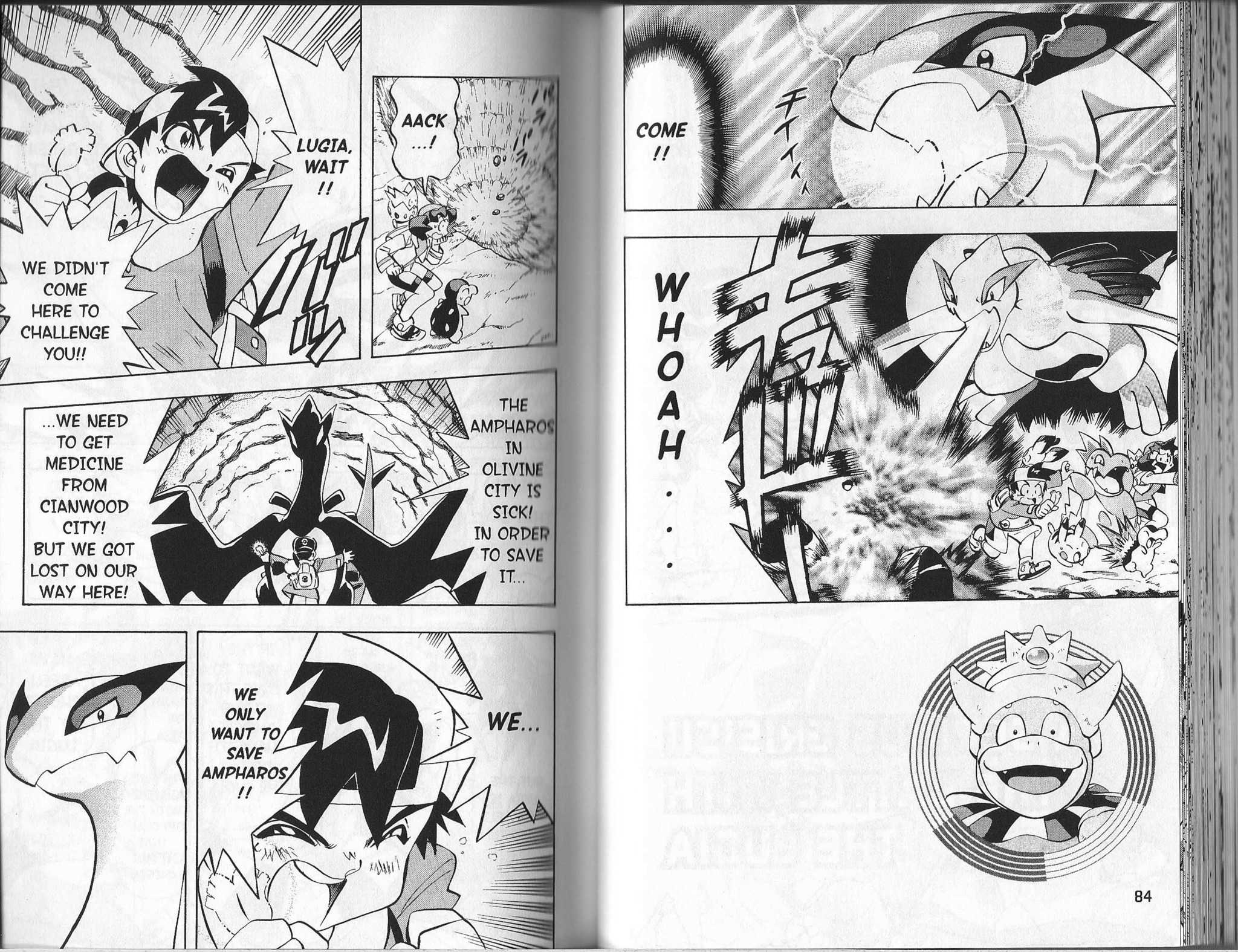 Pocket Monster Kin Gin: Golden Boys Chapter 20 page 2 - Chapter 20: A Serious Crisis!! The Battle With Lugia!
