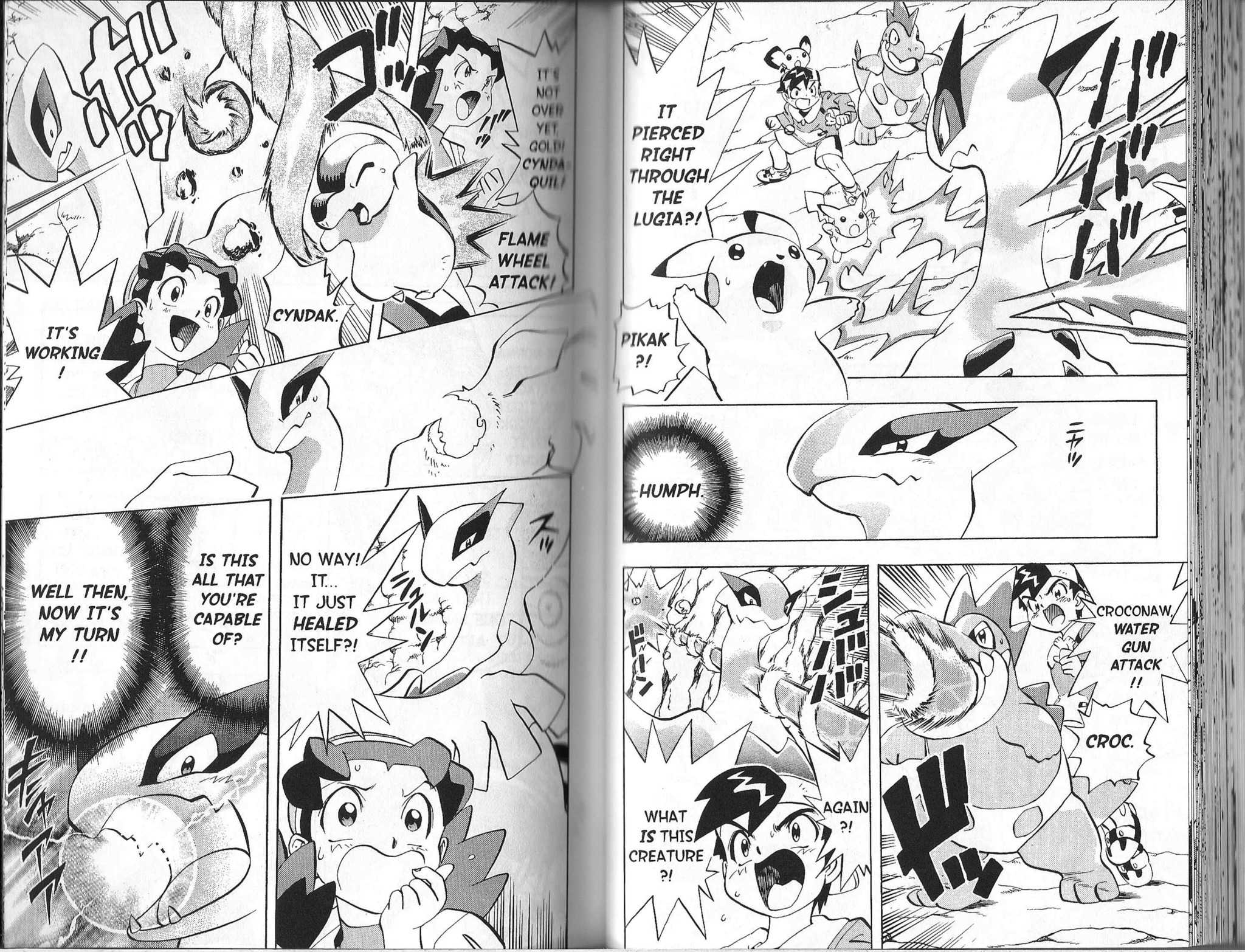 Pocket Monster Kin Gin: Golden Boys Chapter 20 page 4 - Chapter 20: A Serious Crisis!! The Battle With Lugia!