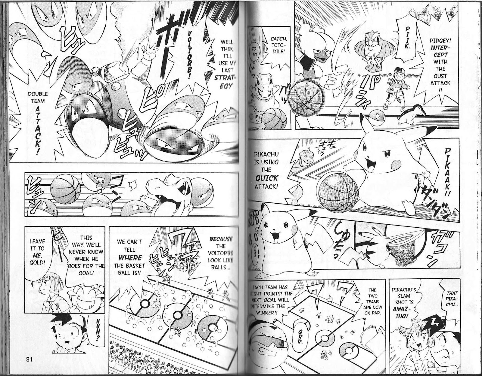 Pocket Monster Kin Gin: Golden Boys Chapter 4 page 9 - Chapter 4: Let's Aim for the Goal!!