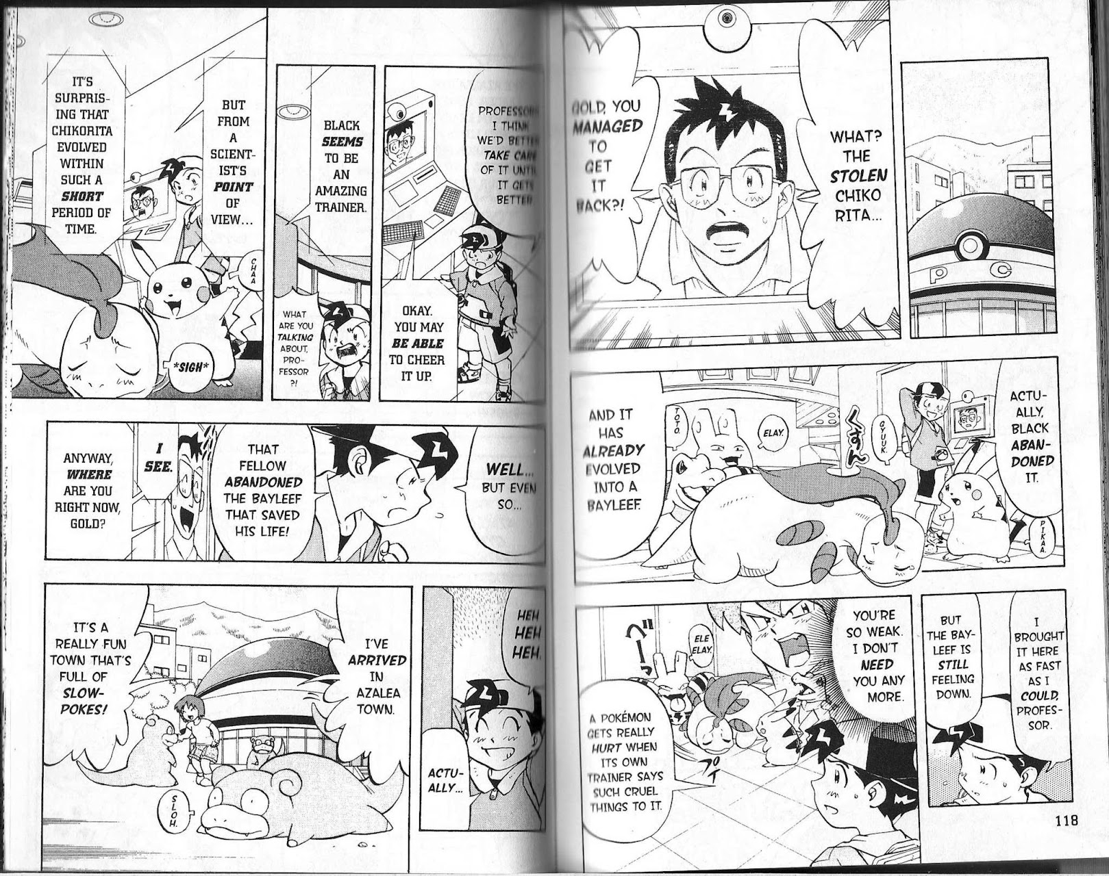 Pocket Monster Kin Gin: Golden Boys Chapter 6 page 2 - Chapter 6: Get Up Again, Bayleef