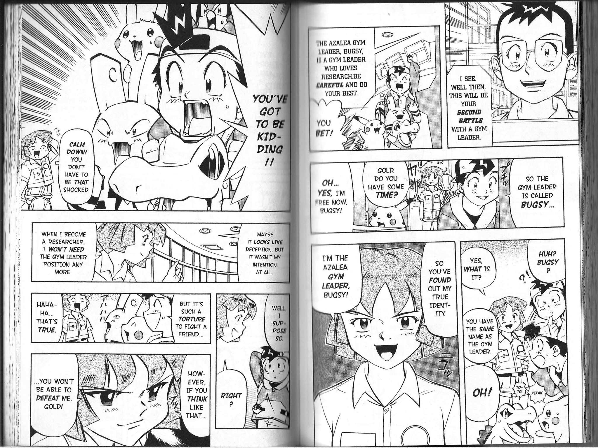 Pocket Monster Kin Gin: Golden Boys Chapter 6 page 3 - Chapter 6: Get Up Again, Bayleef