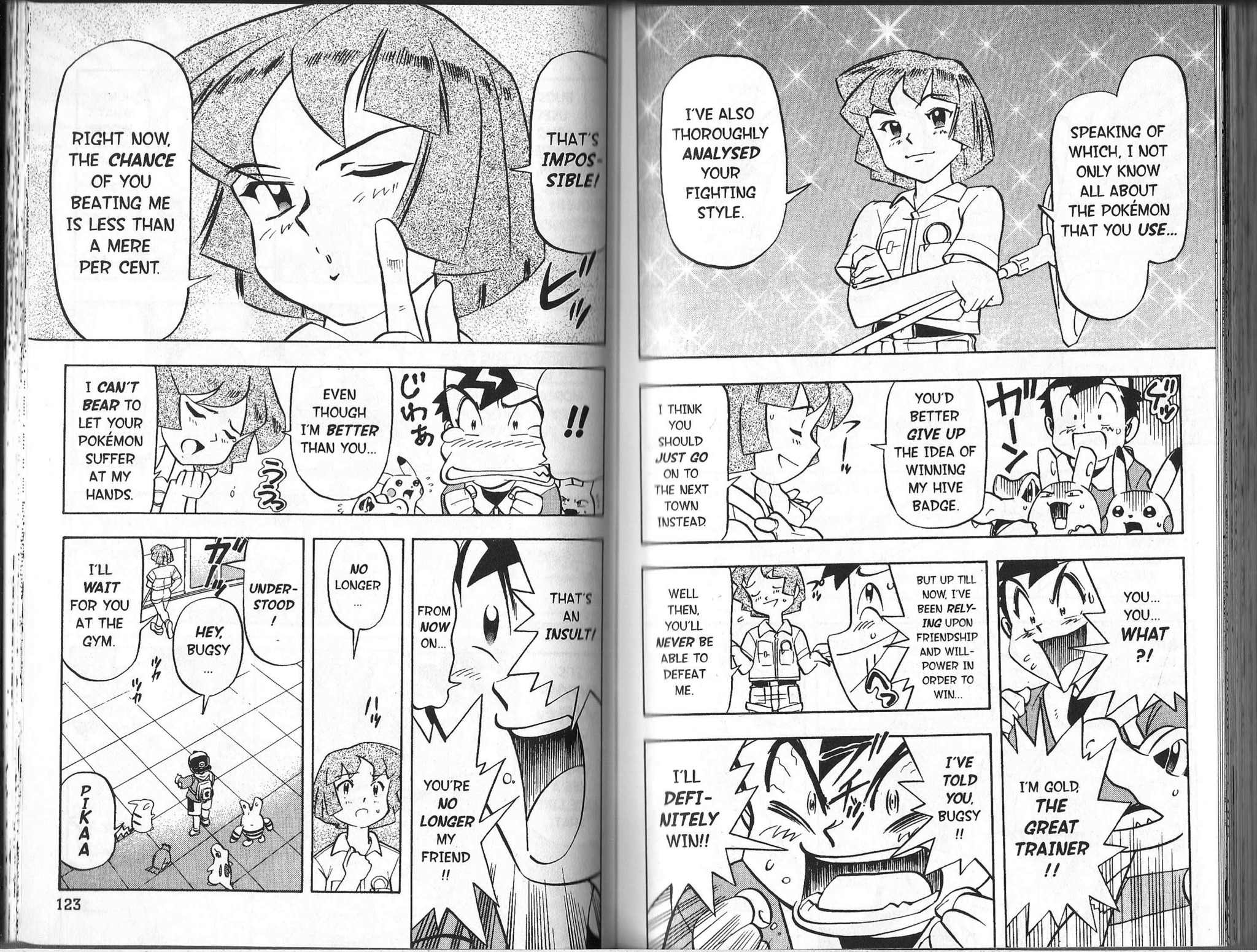 Pocket Monster Kin Gin: Golden Boys Chapter 6 page 4 - Chapter 6: Get Up Again, Bayleef