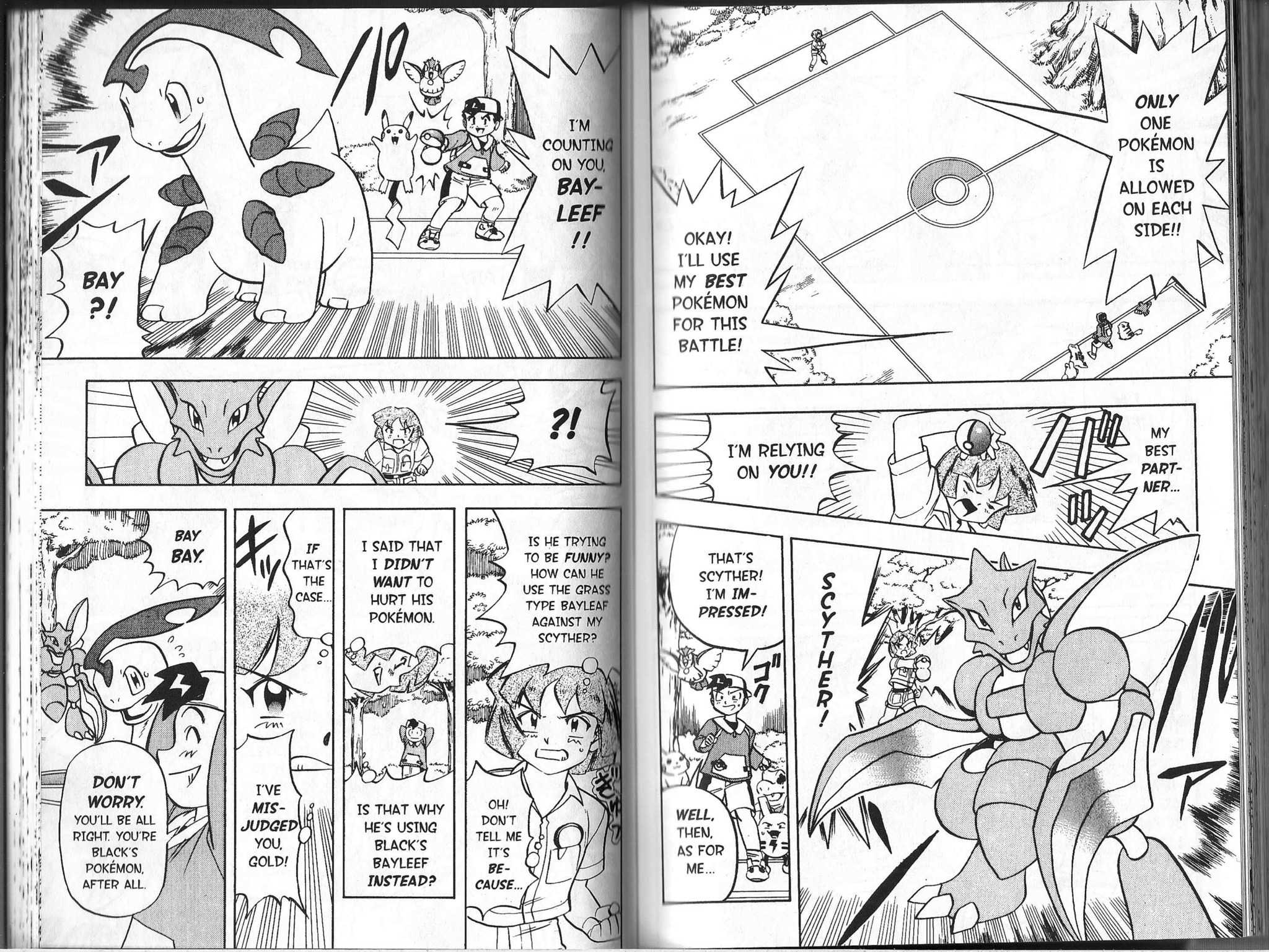 Pocket Monster Kin Gin: Golden Boys Chapter 6 page 6 - Chapter 6: Get Up Again, Bayleef