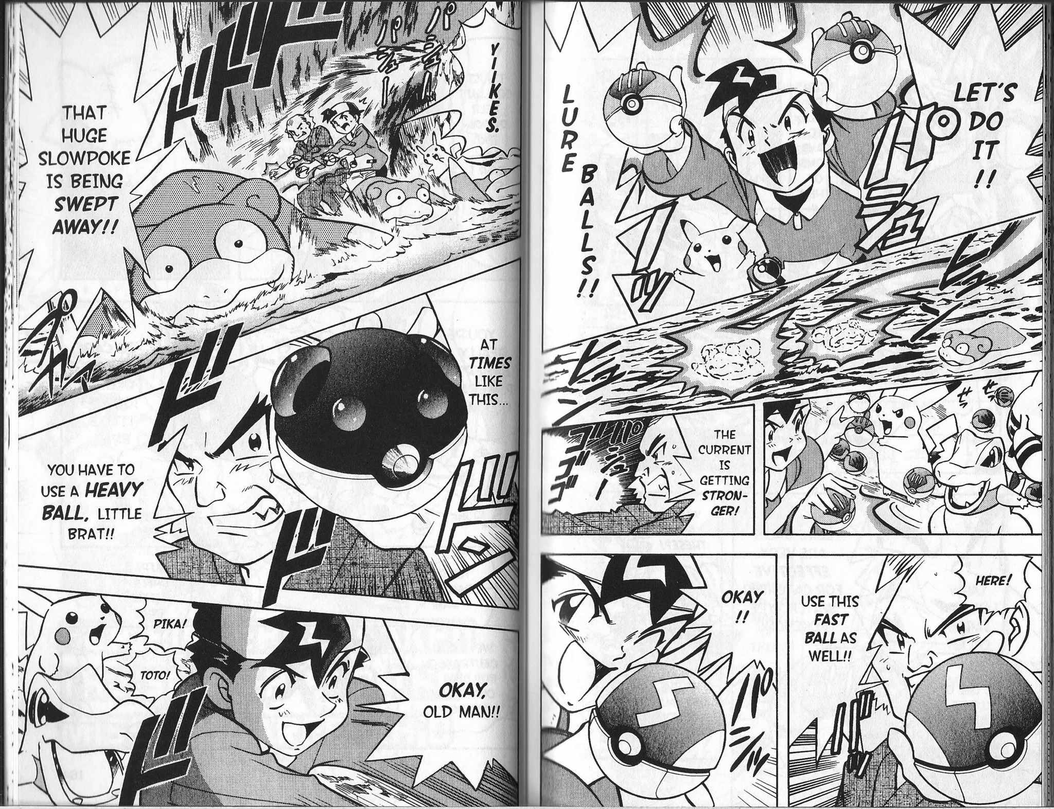Pocket Monster Kin Gin: Golden Boys Chapter 7 page 13 - Chapter 7: The Great Search! Let's Rescue the Slowpokes!!