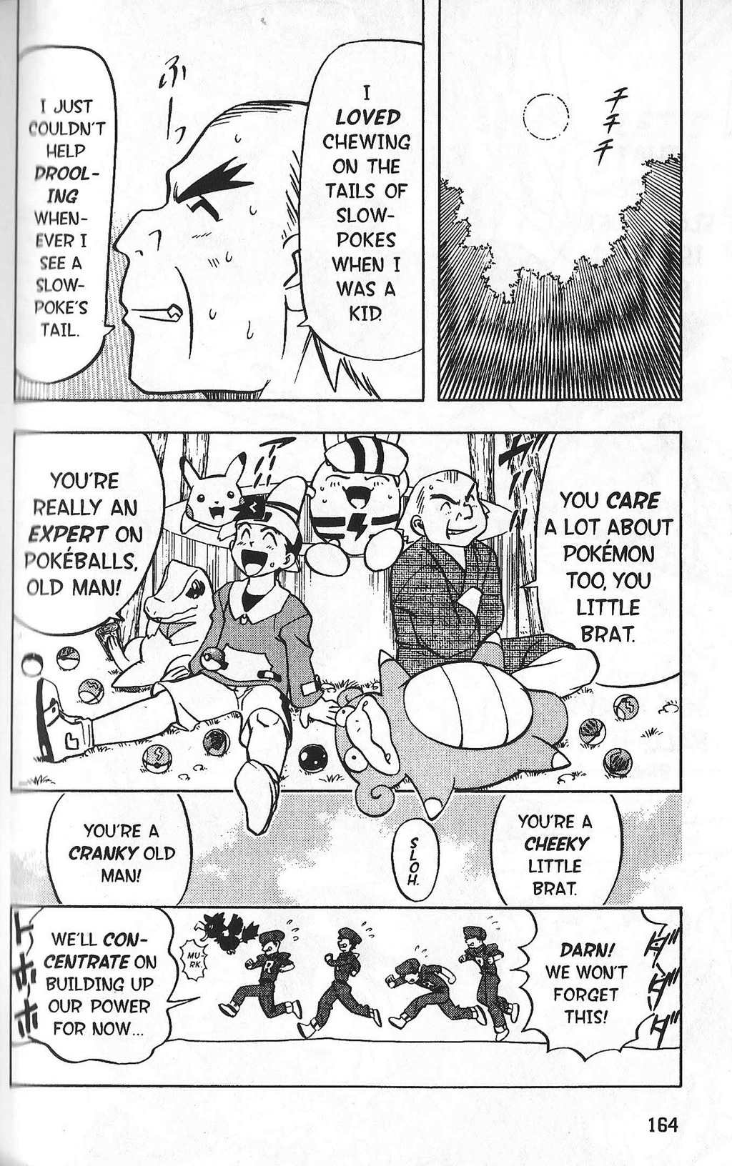 Pocket Monster Kin Gin: Golden Boys Chapter 7 page 14 - Chapter 7: The Great Search! Let's Rescue the Slowpokes!!