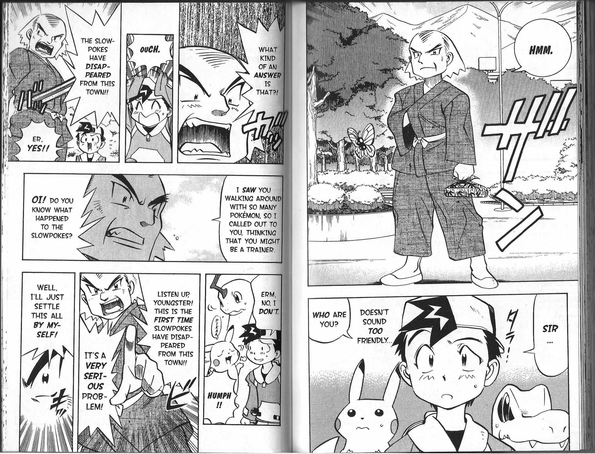 Pocket Monster Kin Gin: Golden Boys Chapter 7 page 4 - Chapter 7: The Great Search! Let's Rescue the Slowpokes!!