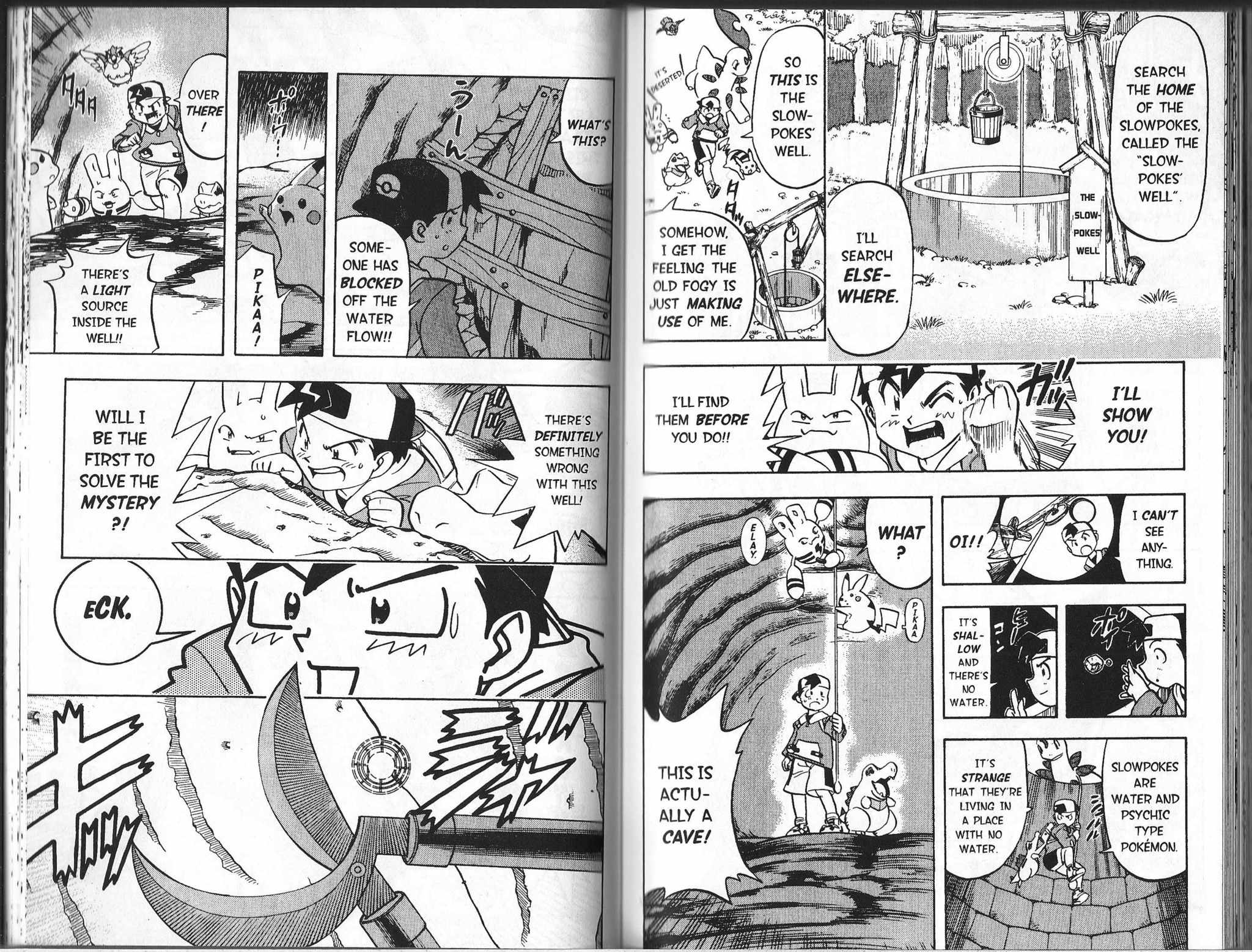 Pocket Monster Kin Gin: Golden Boys Chapter 7 page 6 - Chapter 7: The Great Search! Let's Rescue the Slowpokes!!
