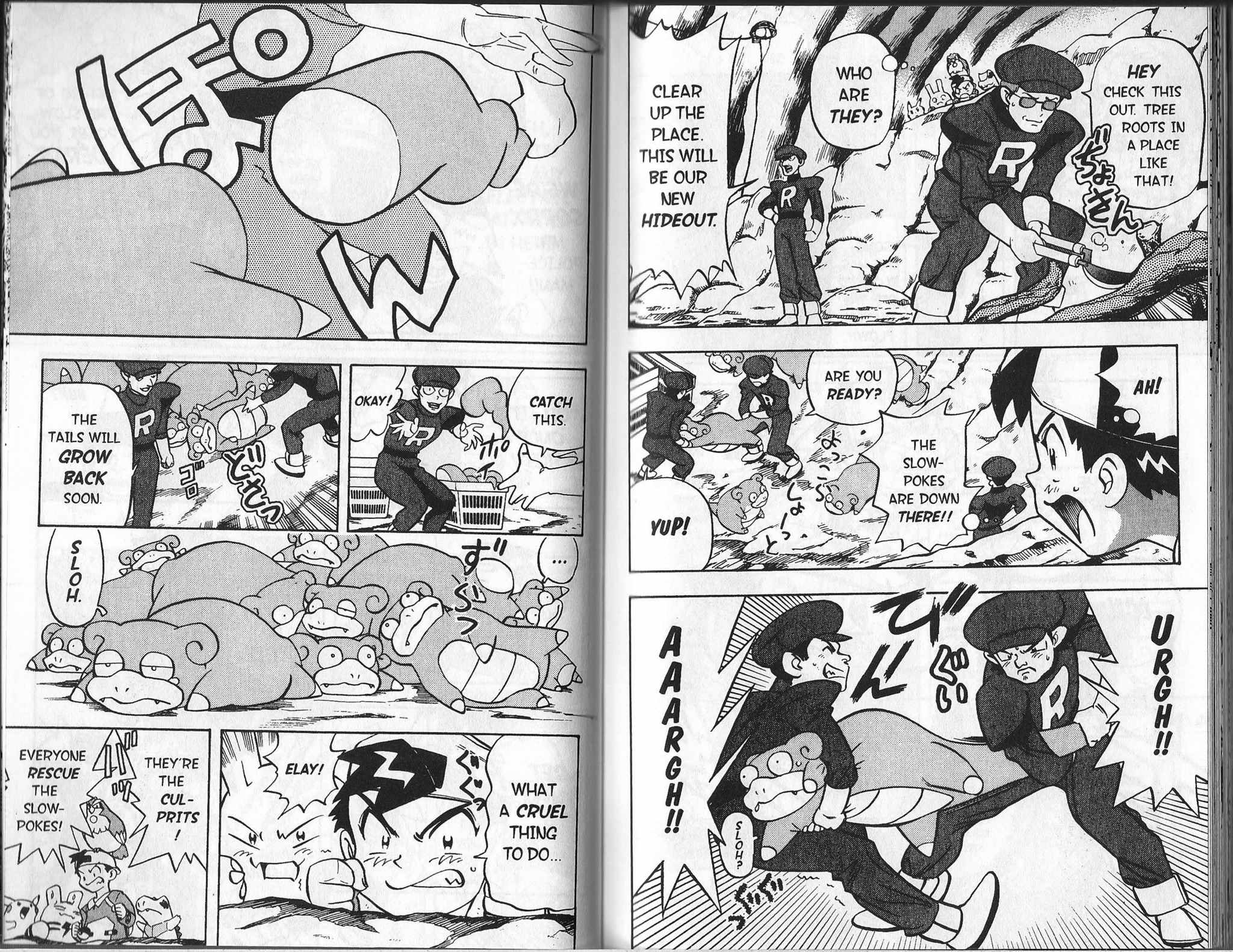 Pocket Monster Kin Gin: Golden Boys Chapter 7 page 7 - Chapter 7: The Great Search! Let's Rescue the Slowpokes!!