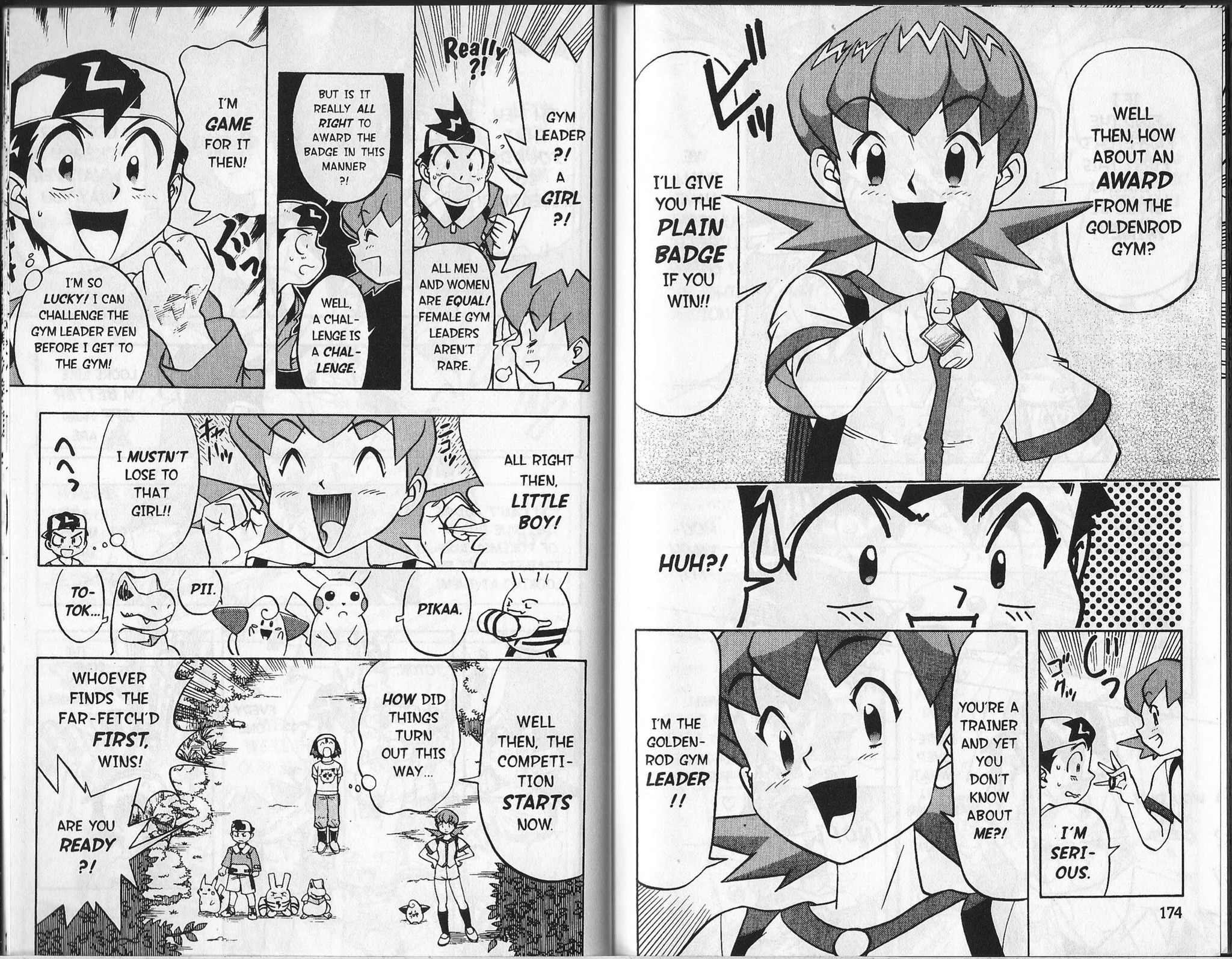 Pocket Monster Kin Gin: Golden Boys Chapter 8 page 6 - Chapter 8: For Pikachu's Sake!! The Search for the Missing Farfetch'd