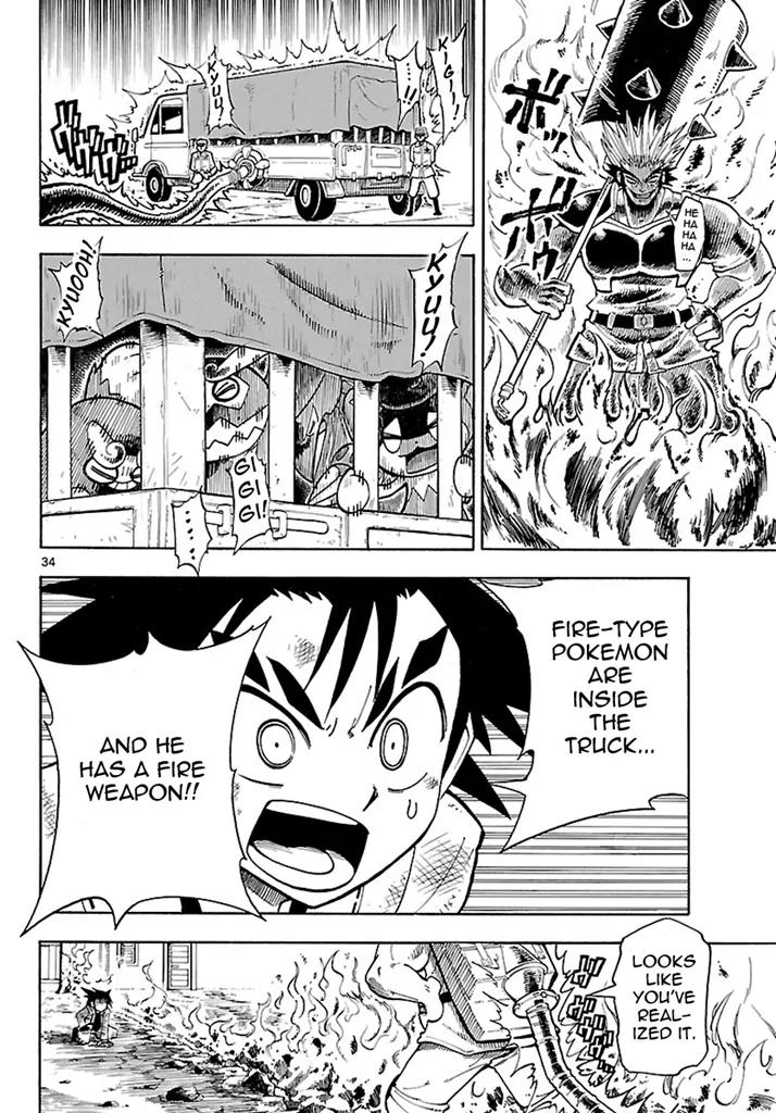Pocket Monster Reburst Chapter 1 page 34 - Chapter 1: The Beginning of the Adventure!