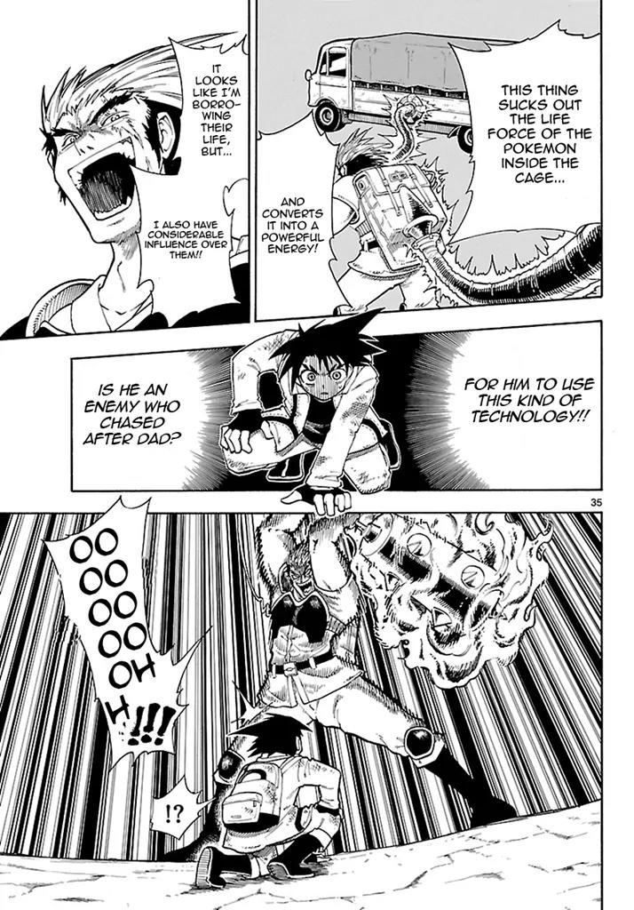 Pocket Monster Reburst Chapter 1 page 35 - Chapter 1: The Beginning of the Adventure!
