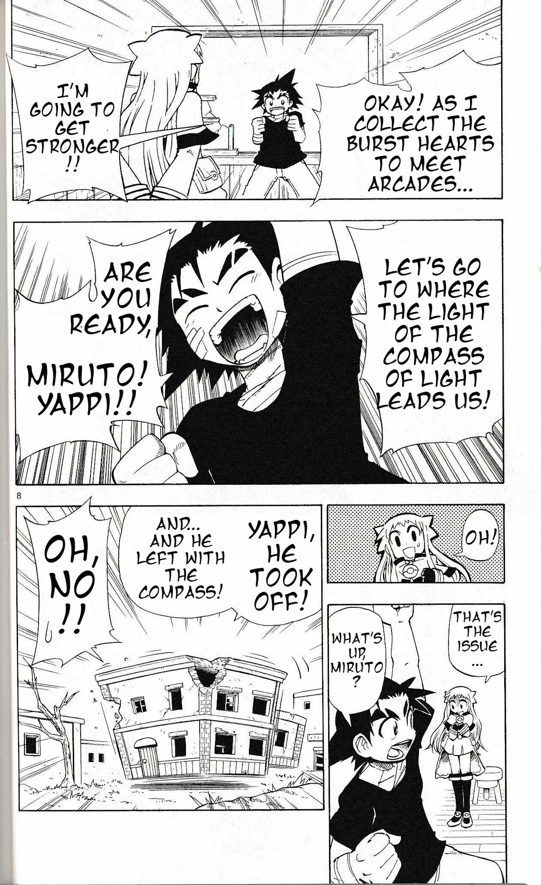 Pocket Monster Reburst Chapter 13 page 8 - Chapter 13: Where's the Compass