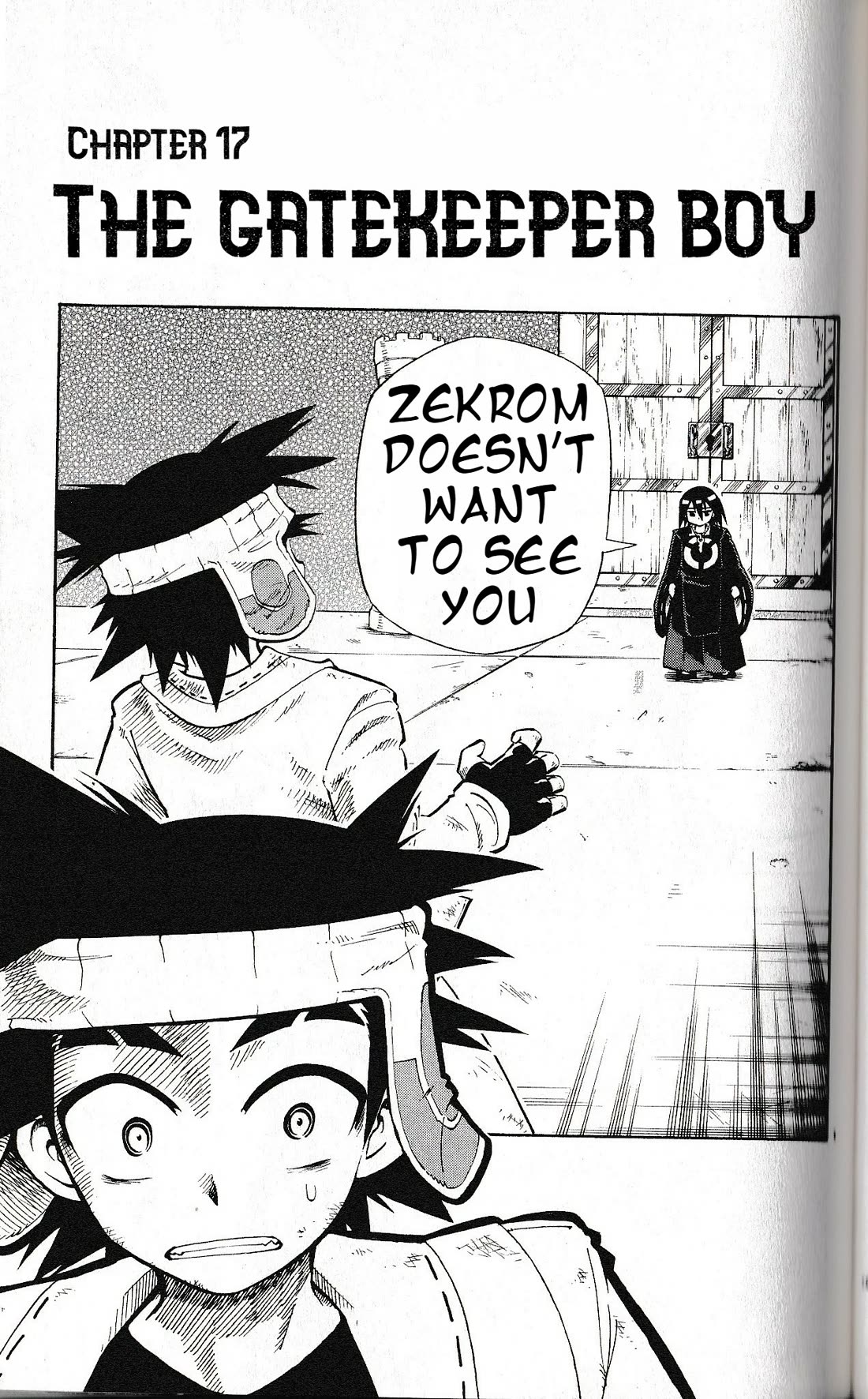 Pocket Monster Reburst Chapter 17 page 1 - Chapter 17: The Gatekeeper Boy
