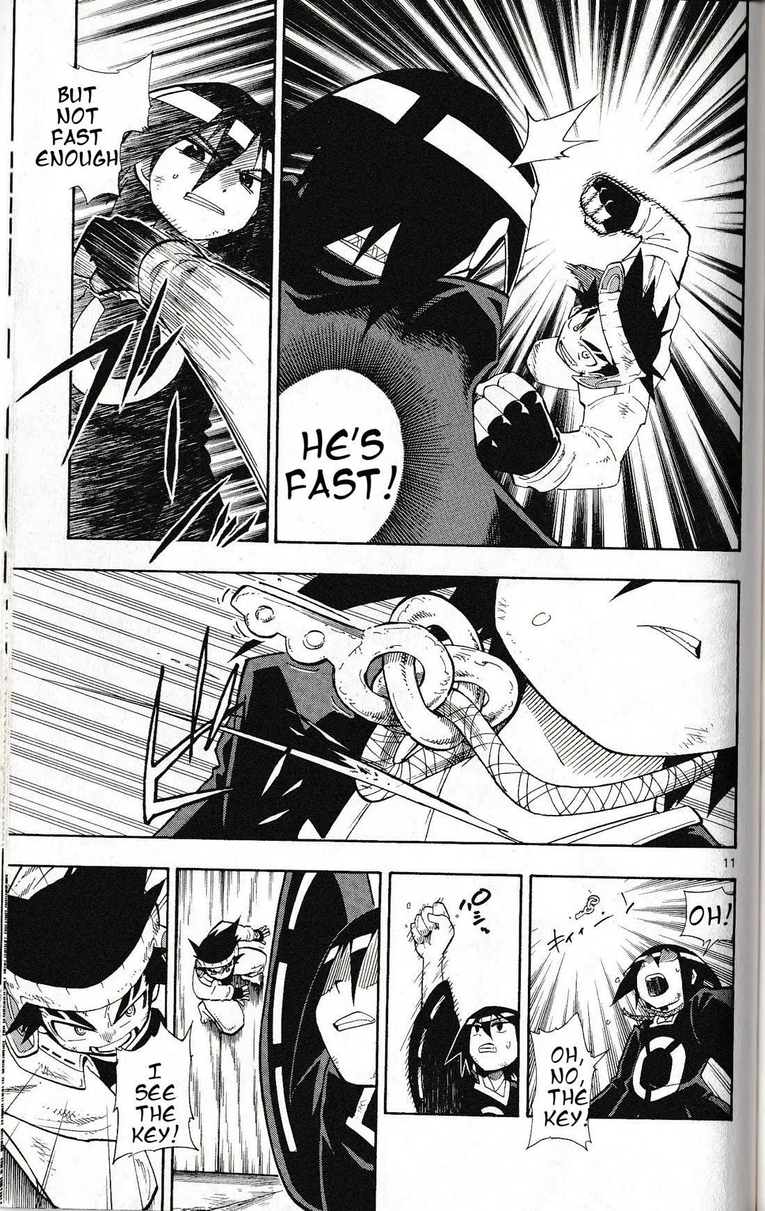 Pocket Monster Reburst Chapter 17 page 11 - Chapter 17: The Gatekeeper Boy