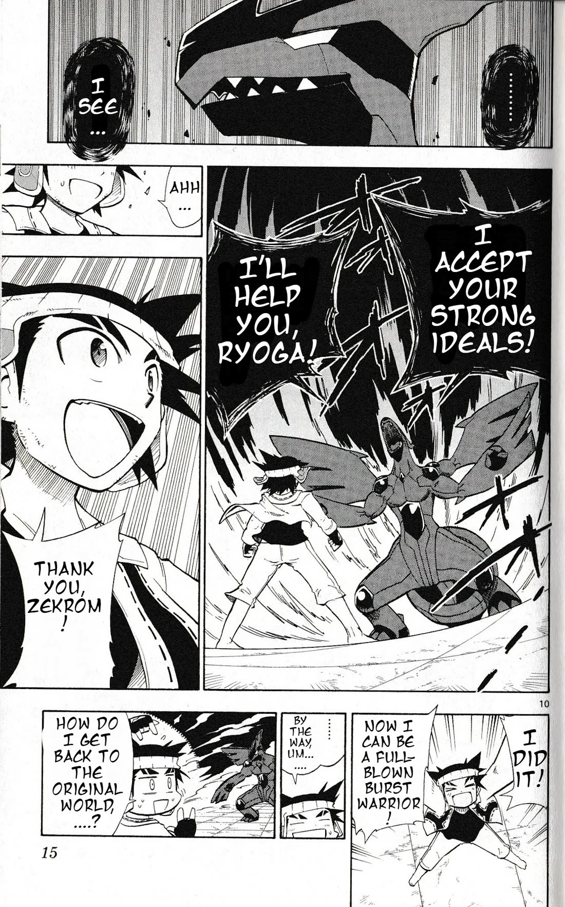 Pocket Monster Reburst Chapter 18 page 11 - Chapter 18: Ryouga and Zekrom