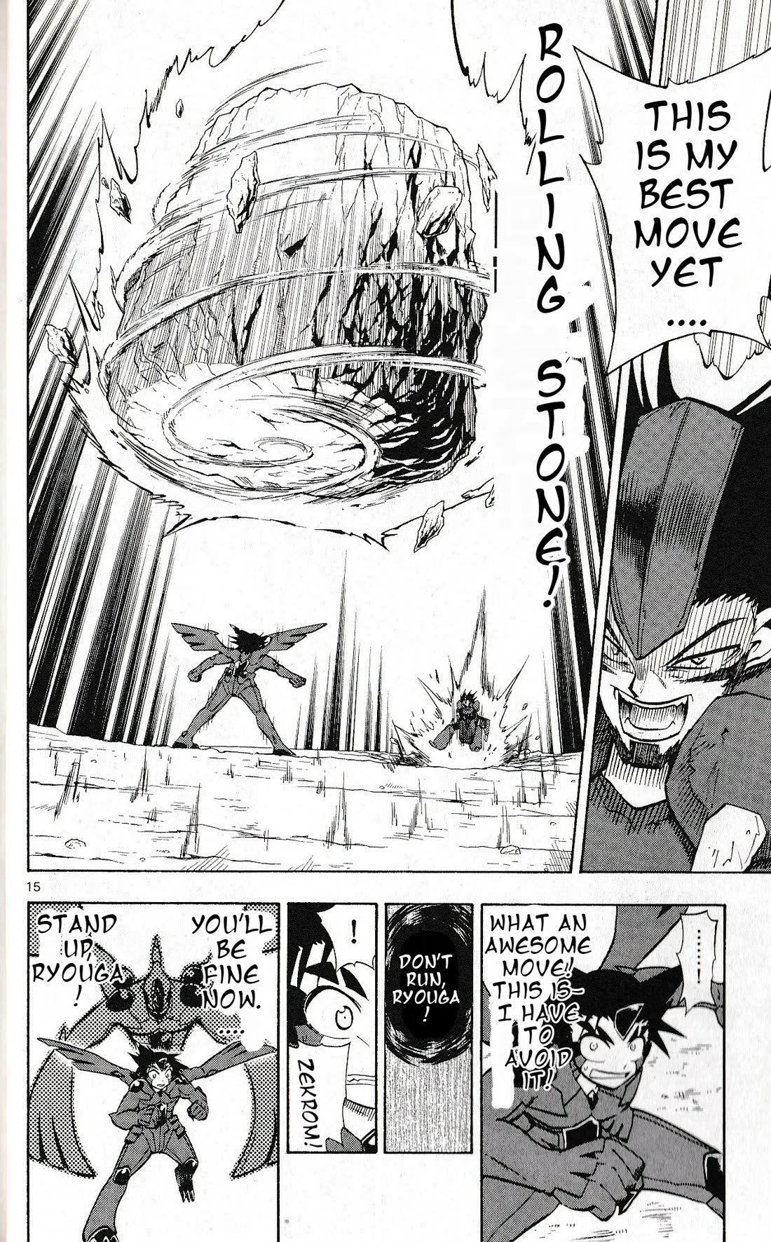 Pocket Monster Reburst Chapter 18 page 16 - Chapter 18: Ryouga and Zekrom