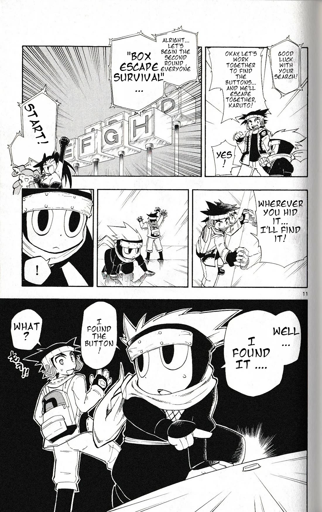 Pocket Monster Reburst Chapter 22 page 11 - Chapter 22: 8 Boxes, 2 Buttons