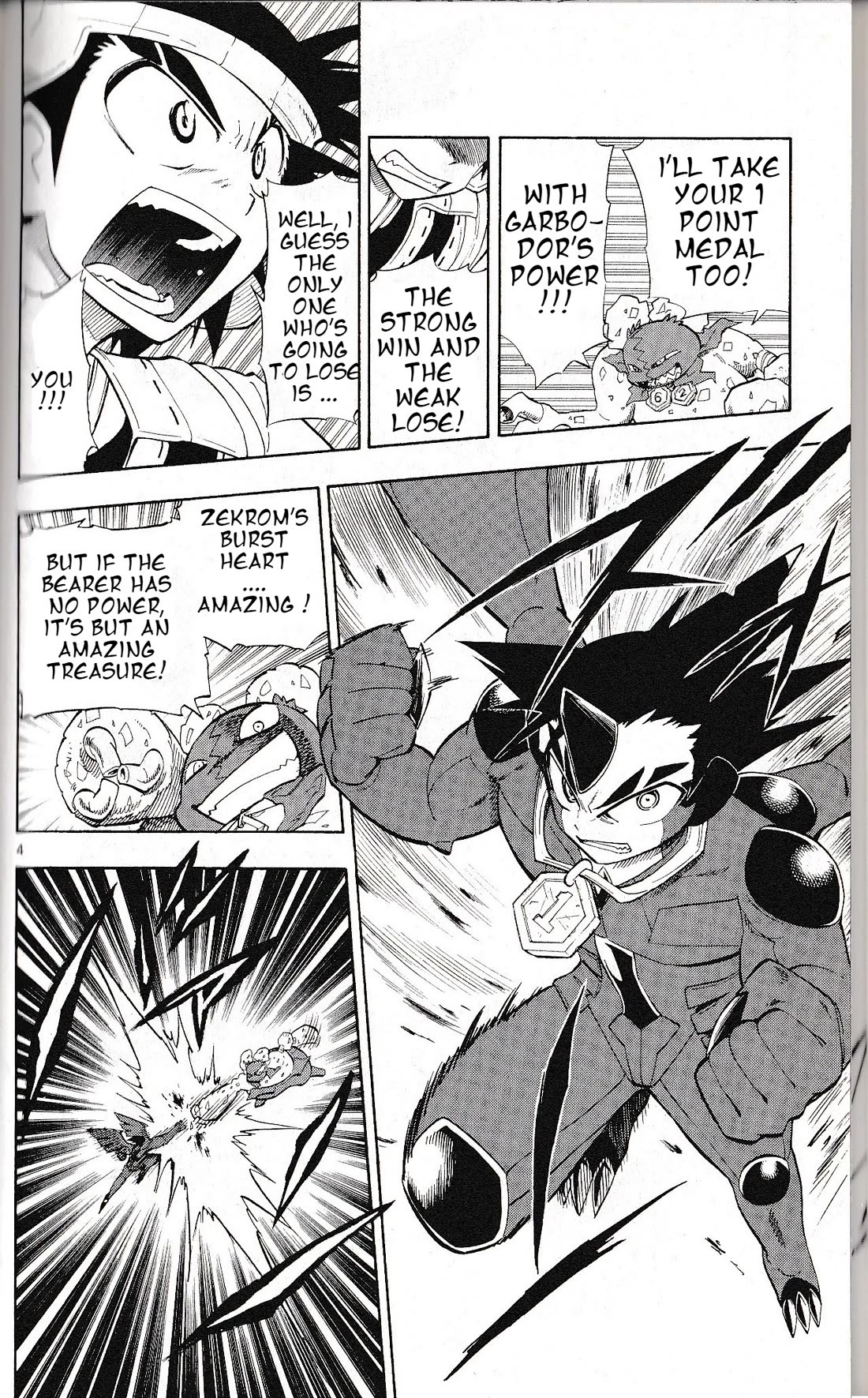 Pocket Monster Reburst Chapter 25 page 4 - Chapter 25: Giant Warrior Dokan
