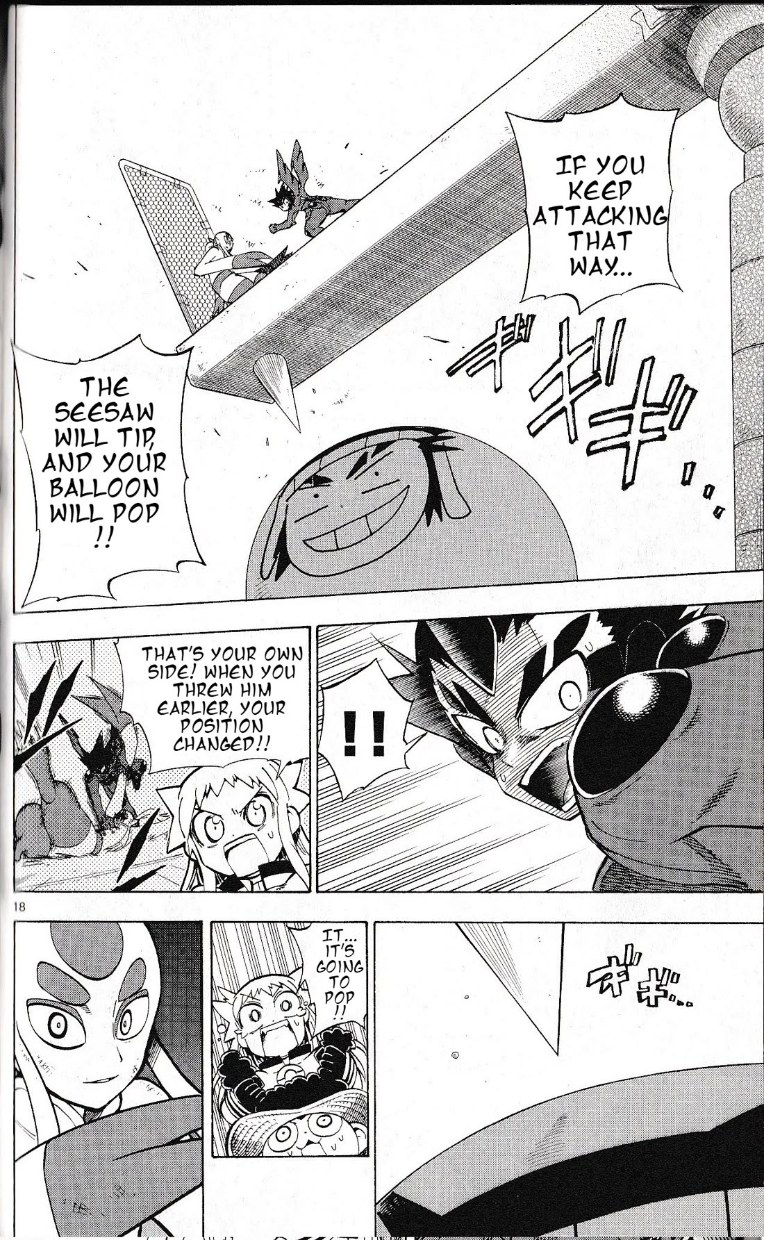 Pocket Monster Reburst Chapter 32 page 18 - Chapter 32: See Saw Balloon Survival