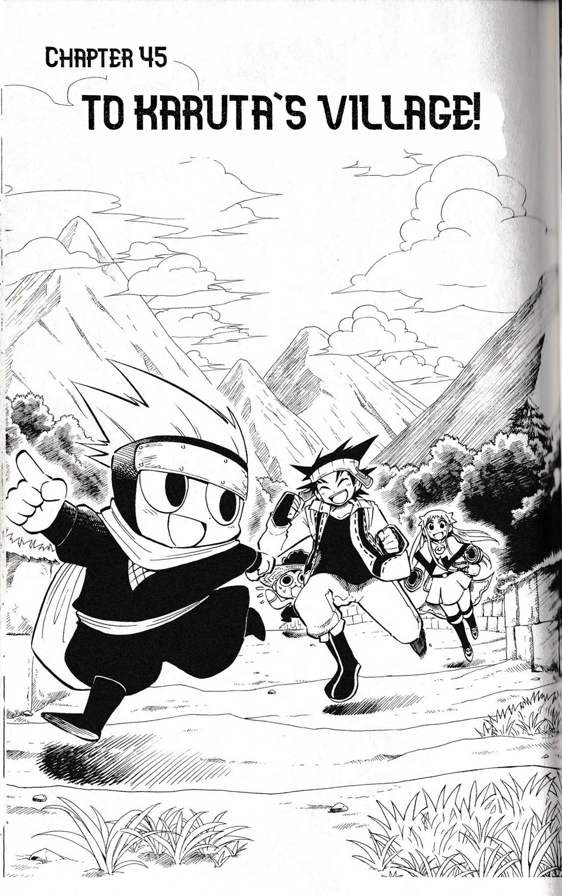 Pocket Monster Reburst Chapter 45 page 1 - Chapter 45: To Karuta's Village!