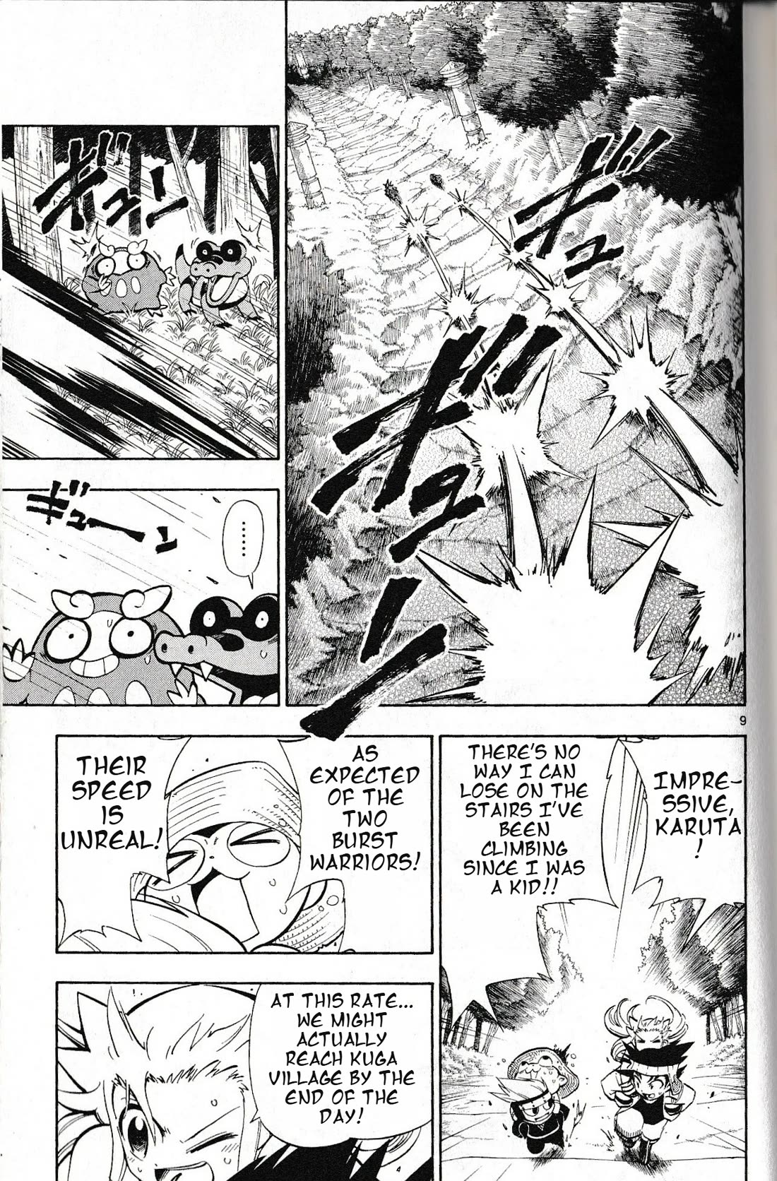 Pocket Monster Reburst Chapter 45 page 9 - Chapter 45: To Karuta's Village!