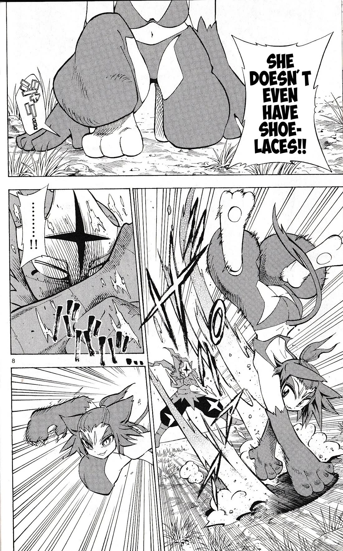 Pocket Monster Reburst Chapter 50 page 8 - Chapter 50: 2 against 1