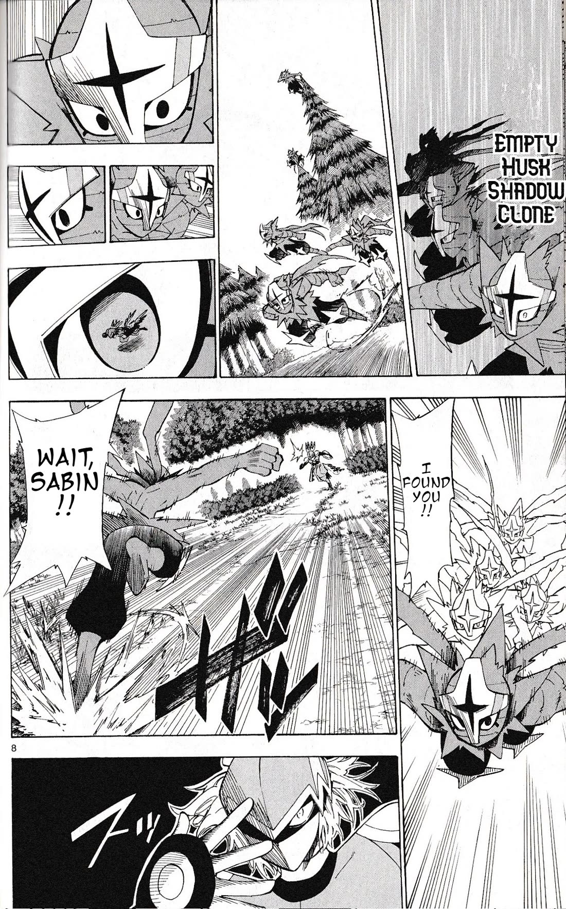 Pocket Monster Reburst Chapter 55 page 8 - Chapter 55: The Closed Path
