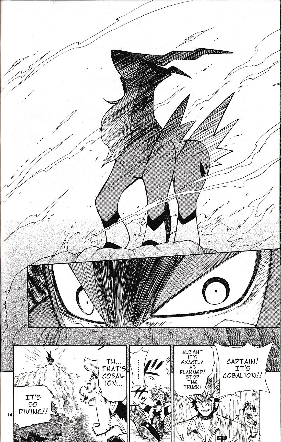 Pocket Monster Reburst Chapter 57 page 14 - Chapter 57: Legwndary Pokemon