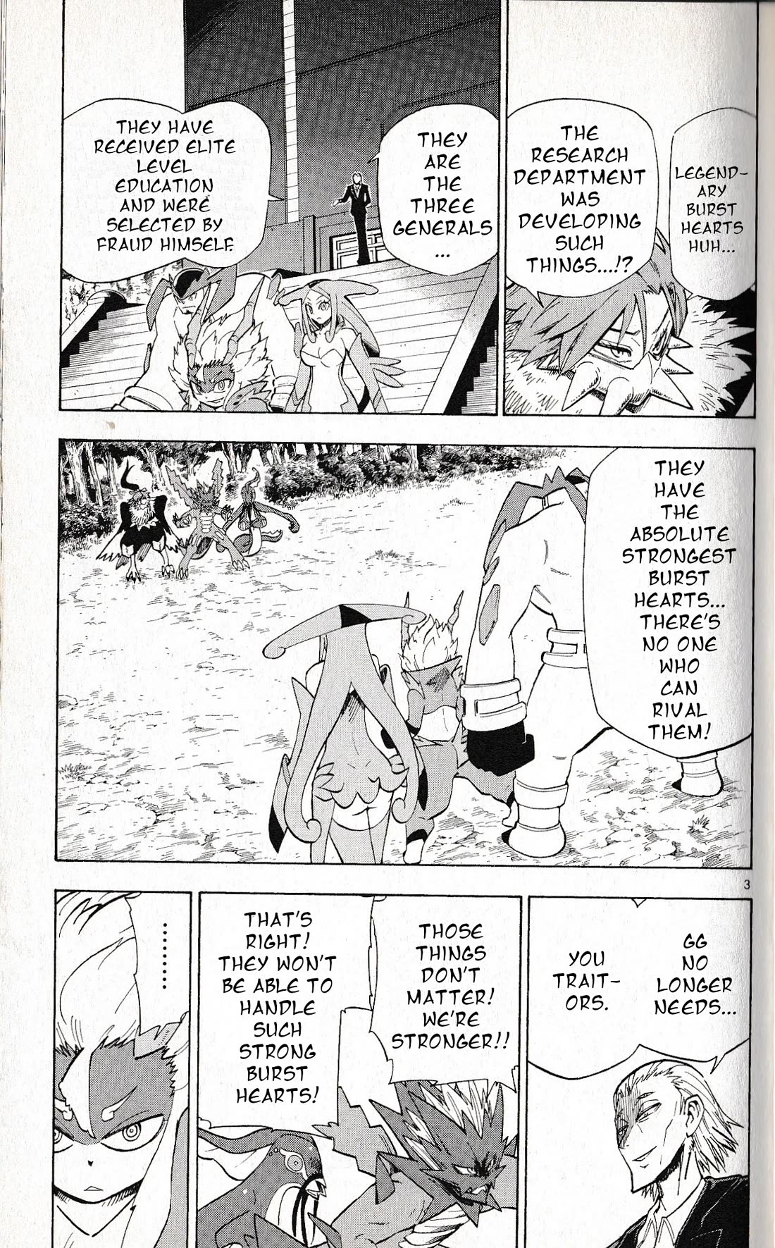 Pocket Monster Reburst Chapter 59 page 3 - Chapter 59: The Three Generals