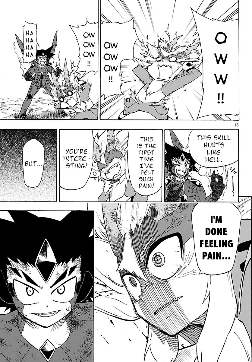 Pocket Monster Reburst Chapter 60 page 15 - Chapter 60: Ryouga Vs. Amu