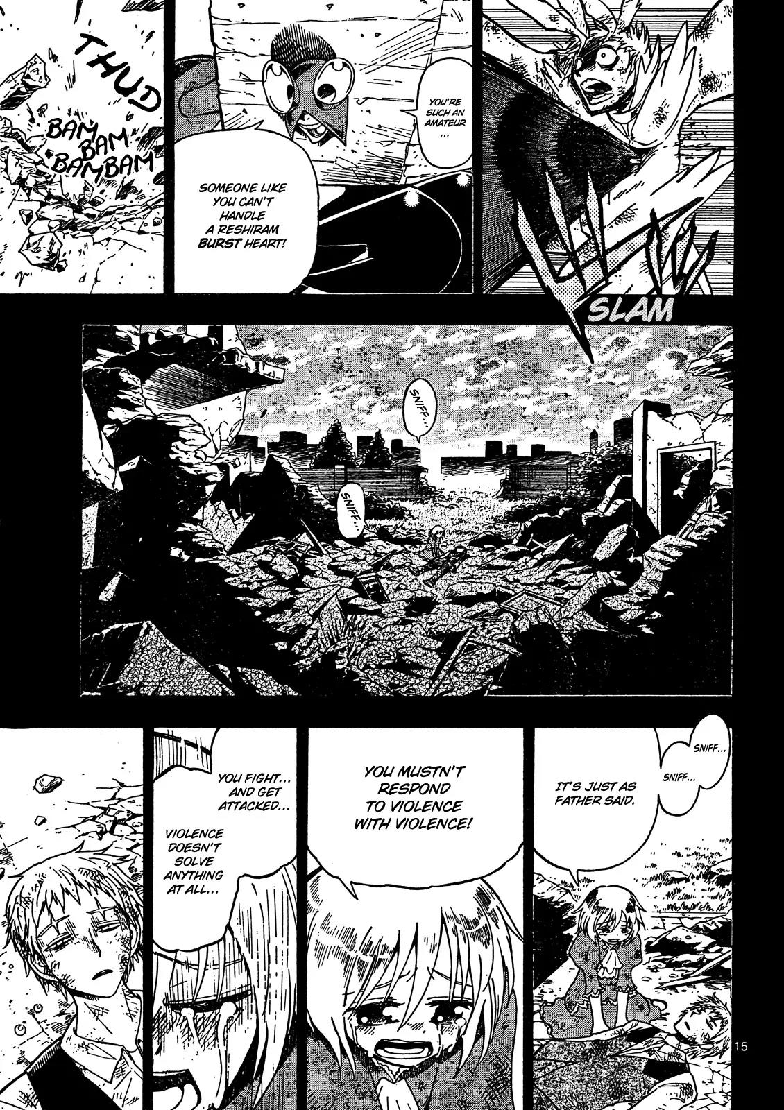 Pocket Monster Reburst Chapter 71 page 15 - Chapter 71: Fraud's Past