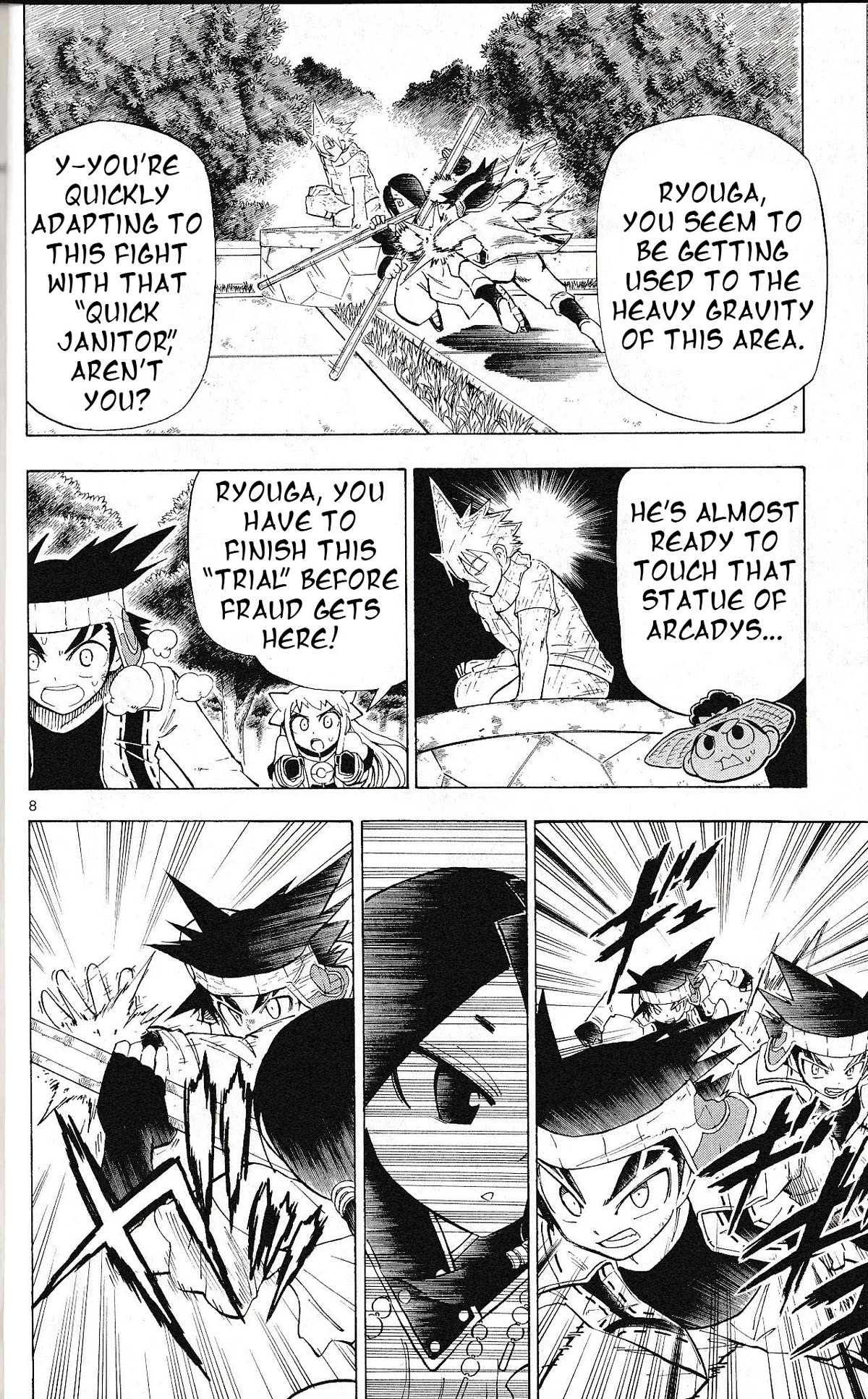 Pocket Monster Reburst Chapter 72 page 8 - Chapter 72: The One Would Would Be Arcadys