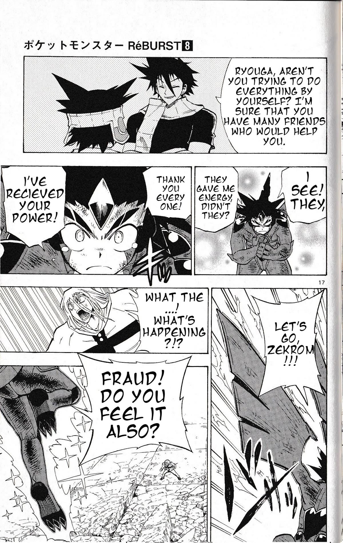 Pocket Monster Reburst Chapter 76 page 17 - Chapter 76: The Power of One & The Power of The World
