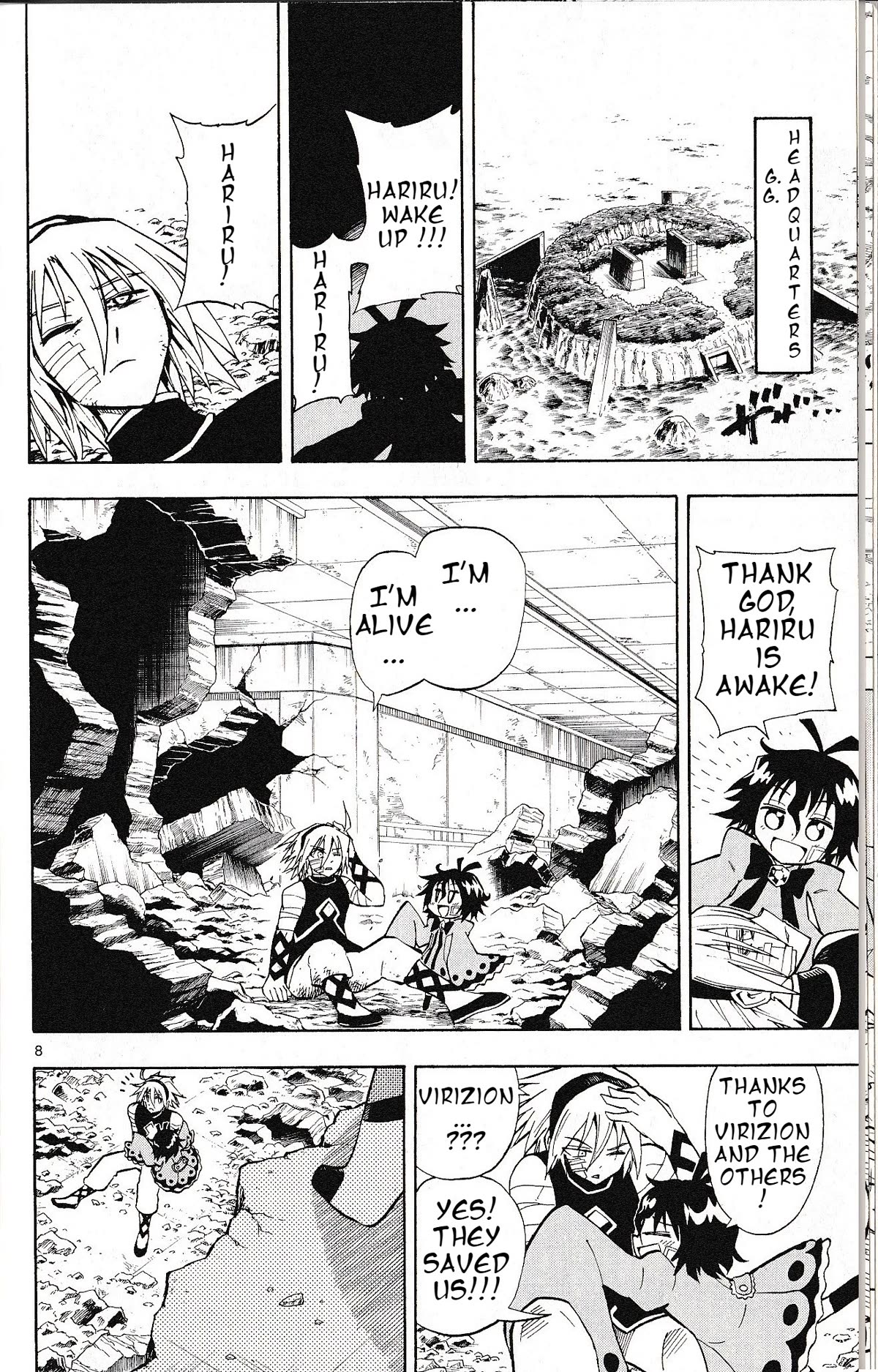 Pocket Monster Reburst Chapter 76 page 8 - Chapter 76: The Power of One & The Power of The World