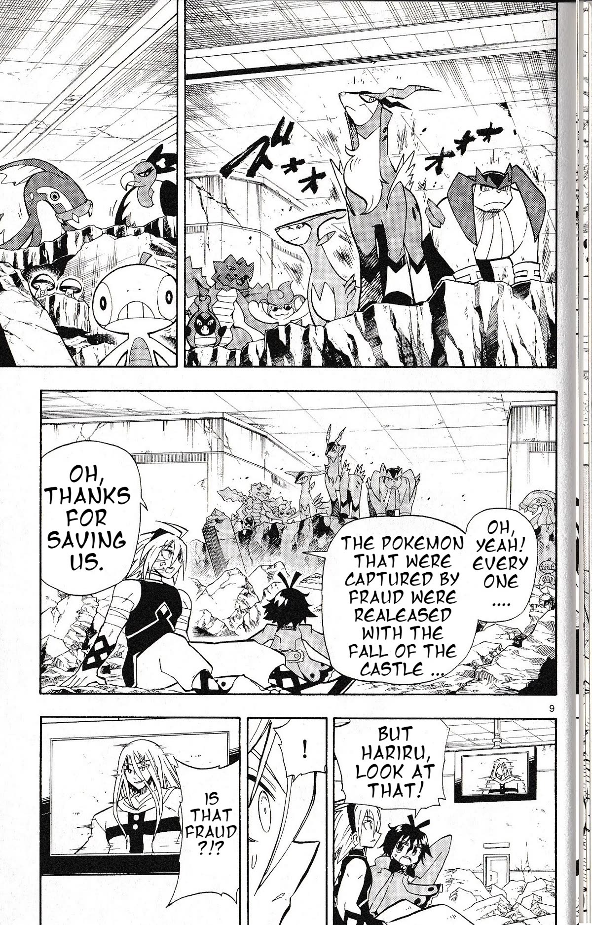 Pocket Monster Reburst Chapter 76 page 9 - Chapter 76: The Power of One & The Power of The World