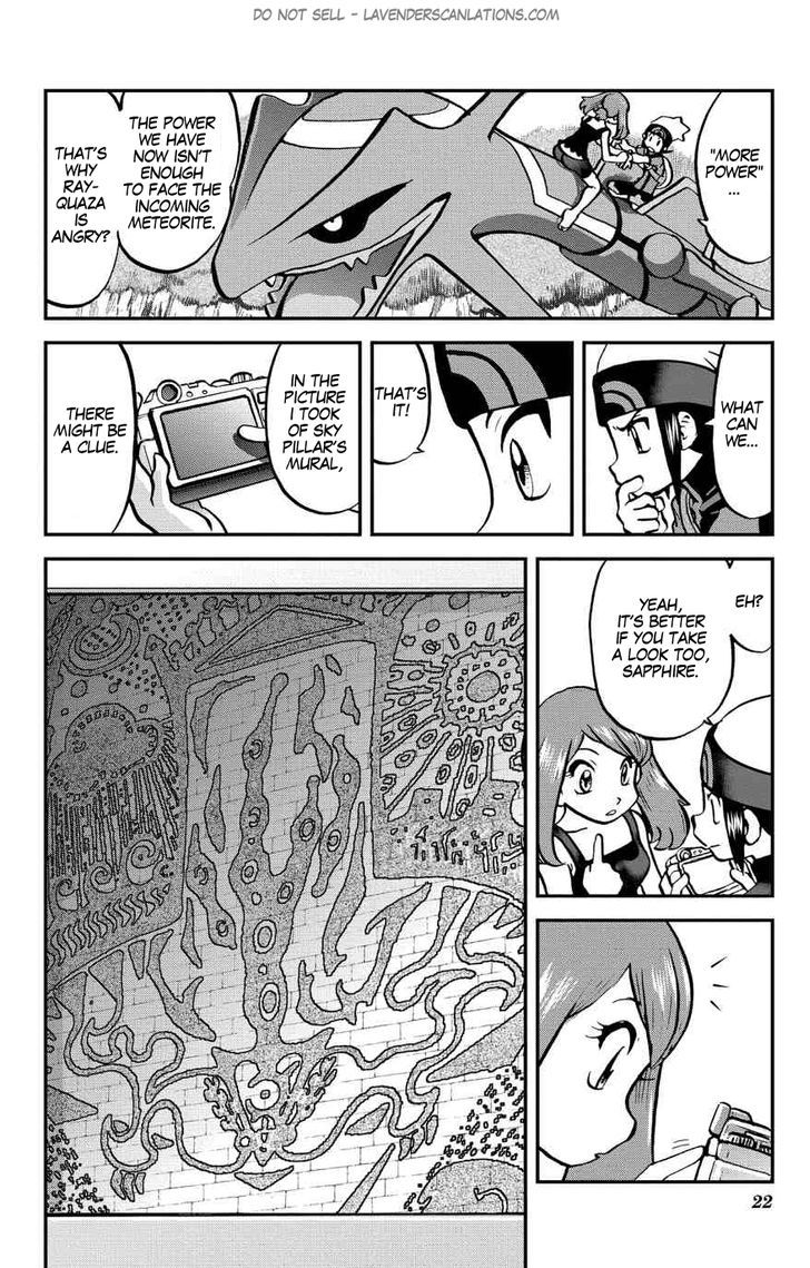 Pocket Monster Special ORAS Chapter 18 page 22 - Chapter 18