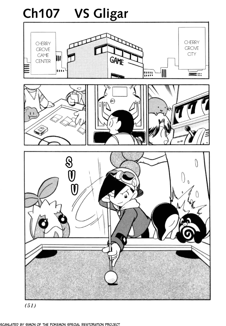 Pocket Monster Special Chapter 107 page 1 - Chapter 107: Vs. Gligar