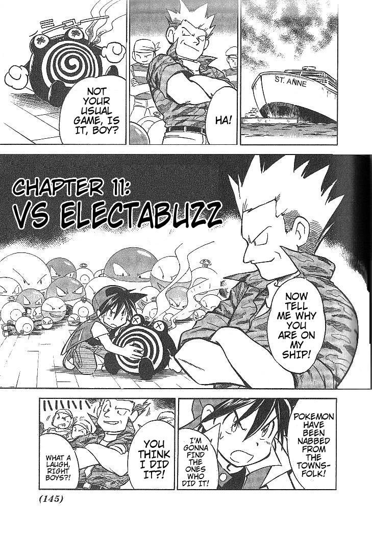 Pocket Monster Special Chapter 11 page 1 - Chapter 11: VS Electabuzz