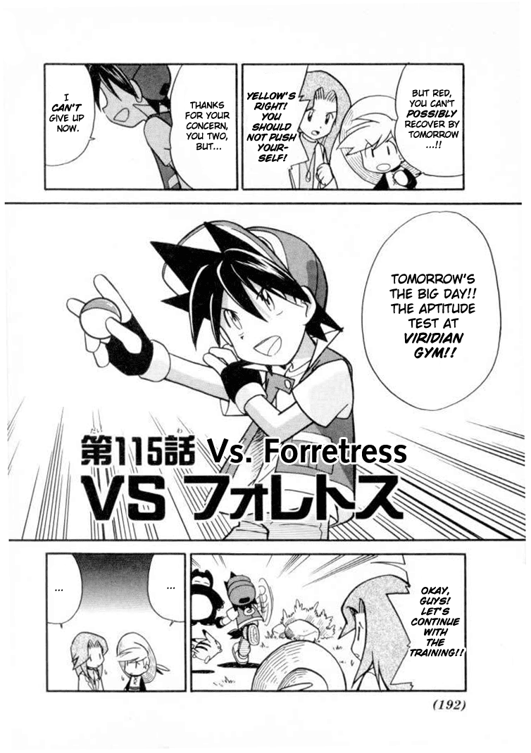Pocket Monster Special Chapter 115 page 2 - Chapter 115: Vs. Forretress
