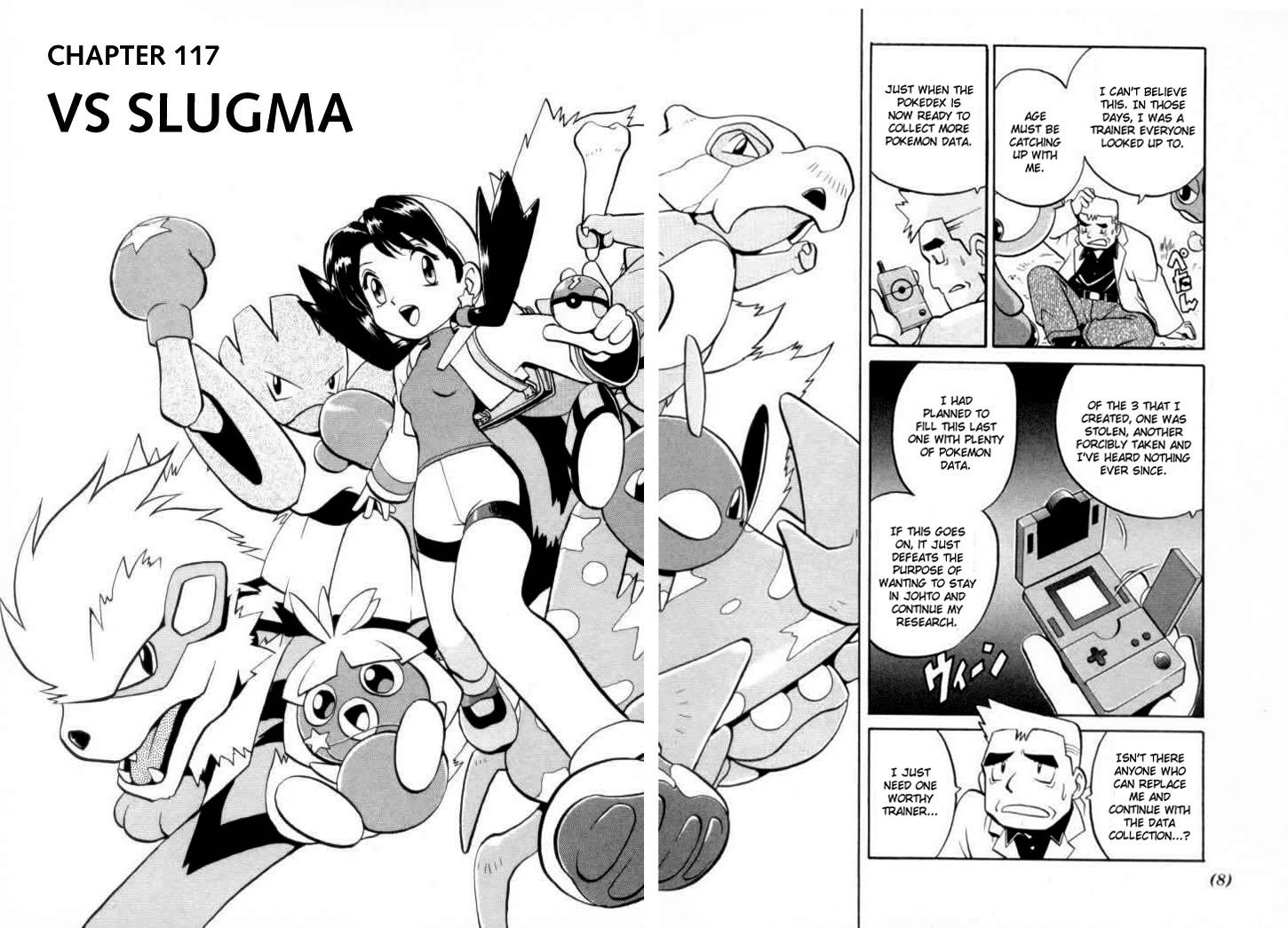 Pocket Monster Special Chapter 117 page 8 - Chapter 117: Vs. Slugma