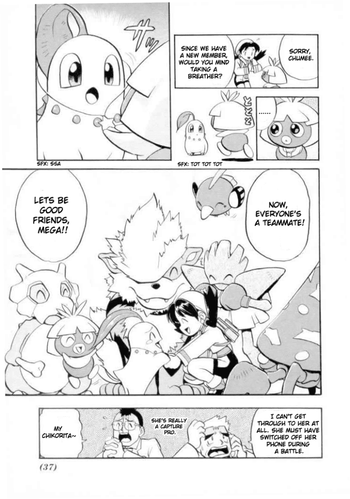 Pocket Monster Special Chapter 118 page 15 - Chapter 118: Vs. Chikorita