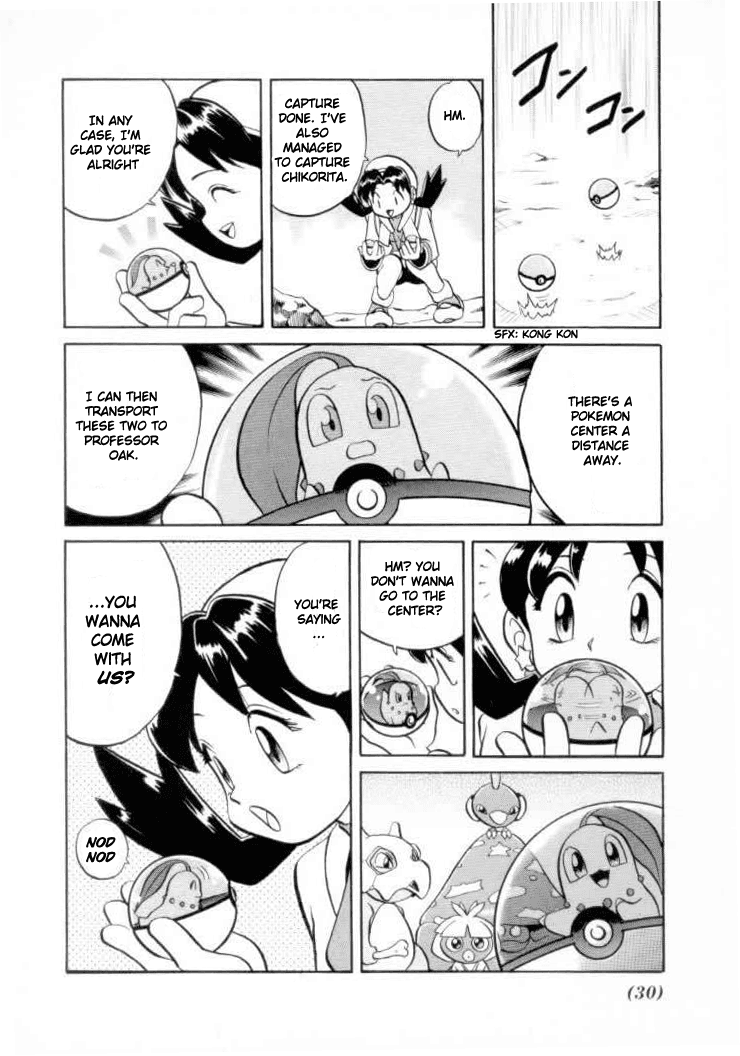 Pocket Monster Special Chapter 118 page 8 - Chapter 118: Vs. Chikorita
