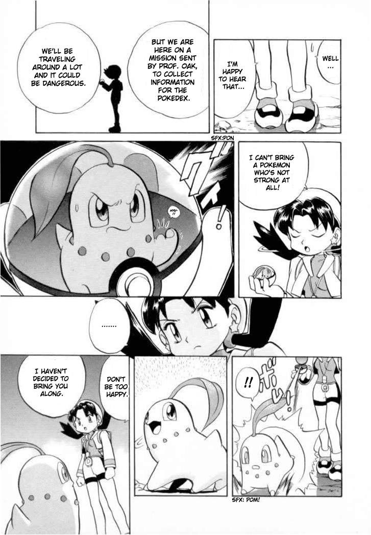 Pocket Monster Special Chapter 118 page 9 - Chapter 118: Vs. Chikorita